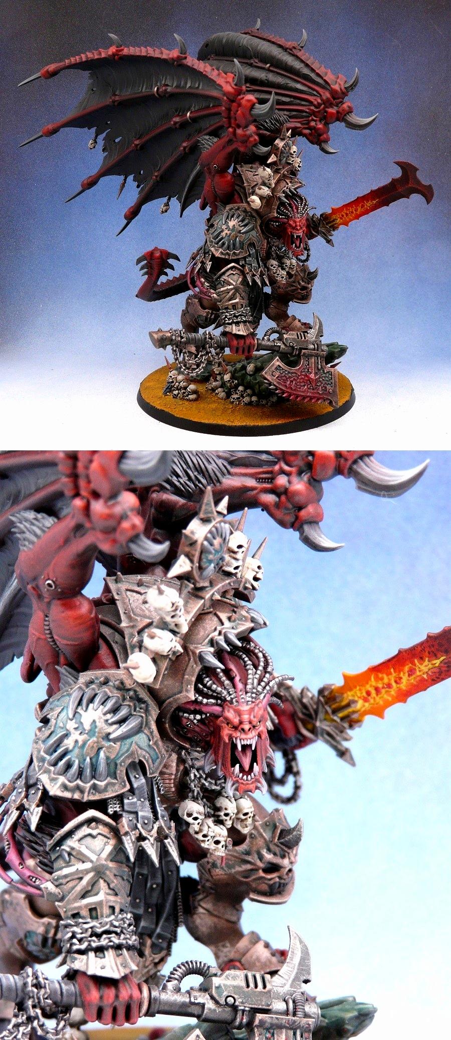 Angron, Angry, Chaos Space Marines, Daemon Prince, Furious, Hereticus Astartes, Khorne, Mad, Primarch, World Eaters