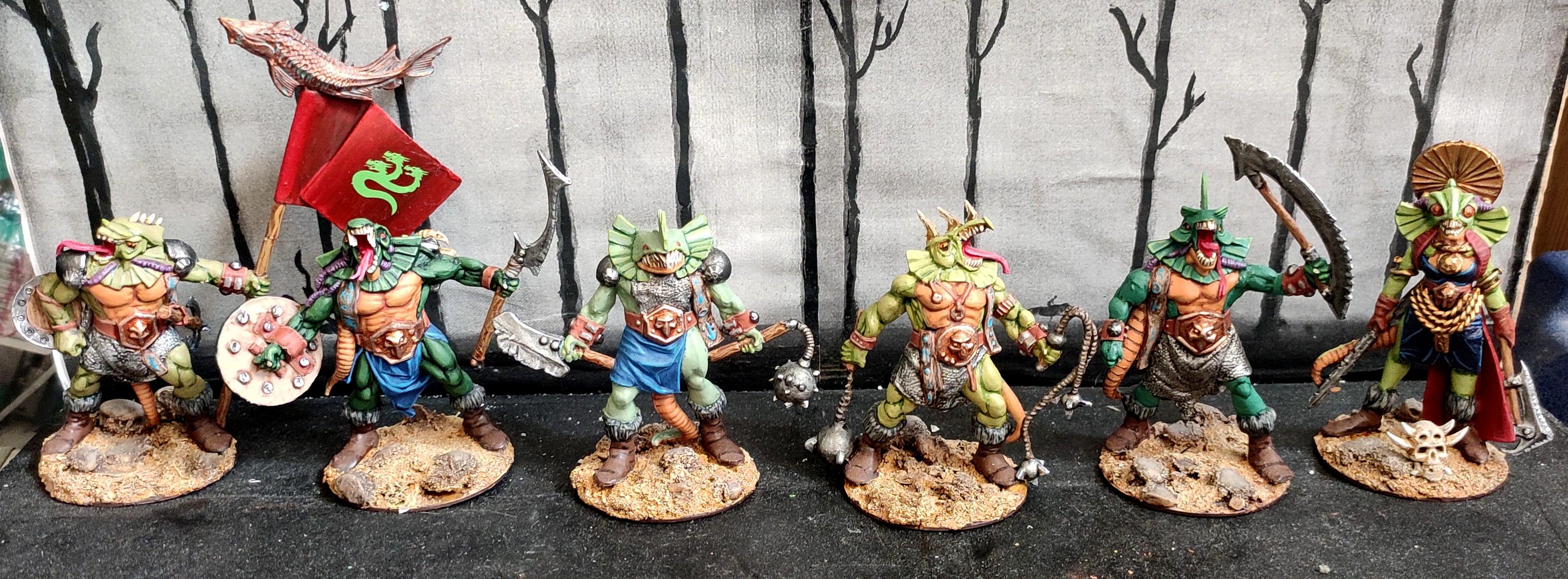 Axe, Banner, Cleaver, Cloak, Conversion, Fantasy Battles, Flail, From Russia, Halberd, Hydra, Infantry, Lizard, Lizardmen, Shield, Spear, Squad, Technolog, Tehnolog, Warriors, Woman