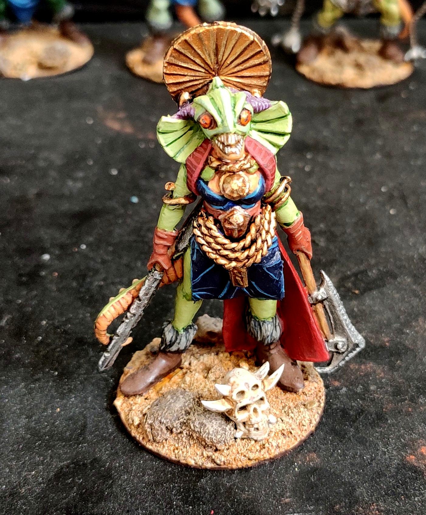 Axe, Cloak, Conversion, Fantasy Battles, From Russia, Hydra, Infantry, Jewelry, Lizard, Lizardmen, Spear, Squad, Technolog, Tehnolog, Warriors, Woman