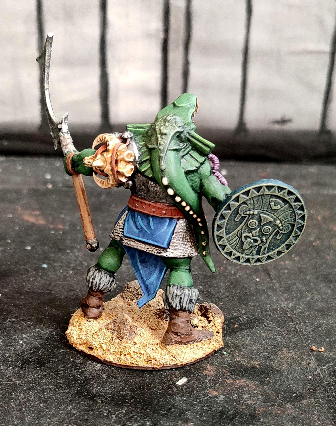 Axe, Conversion, Fantasy Battles, From Russia, Hydra, Infantry, Lizard, Lizardmen, Shield, Squad, Technolog, Tehnolog, Trophy, Warriors