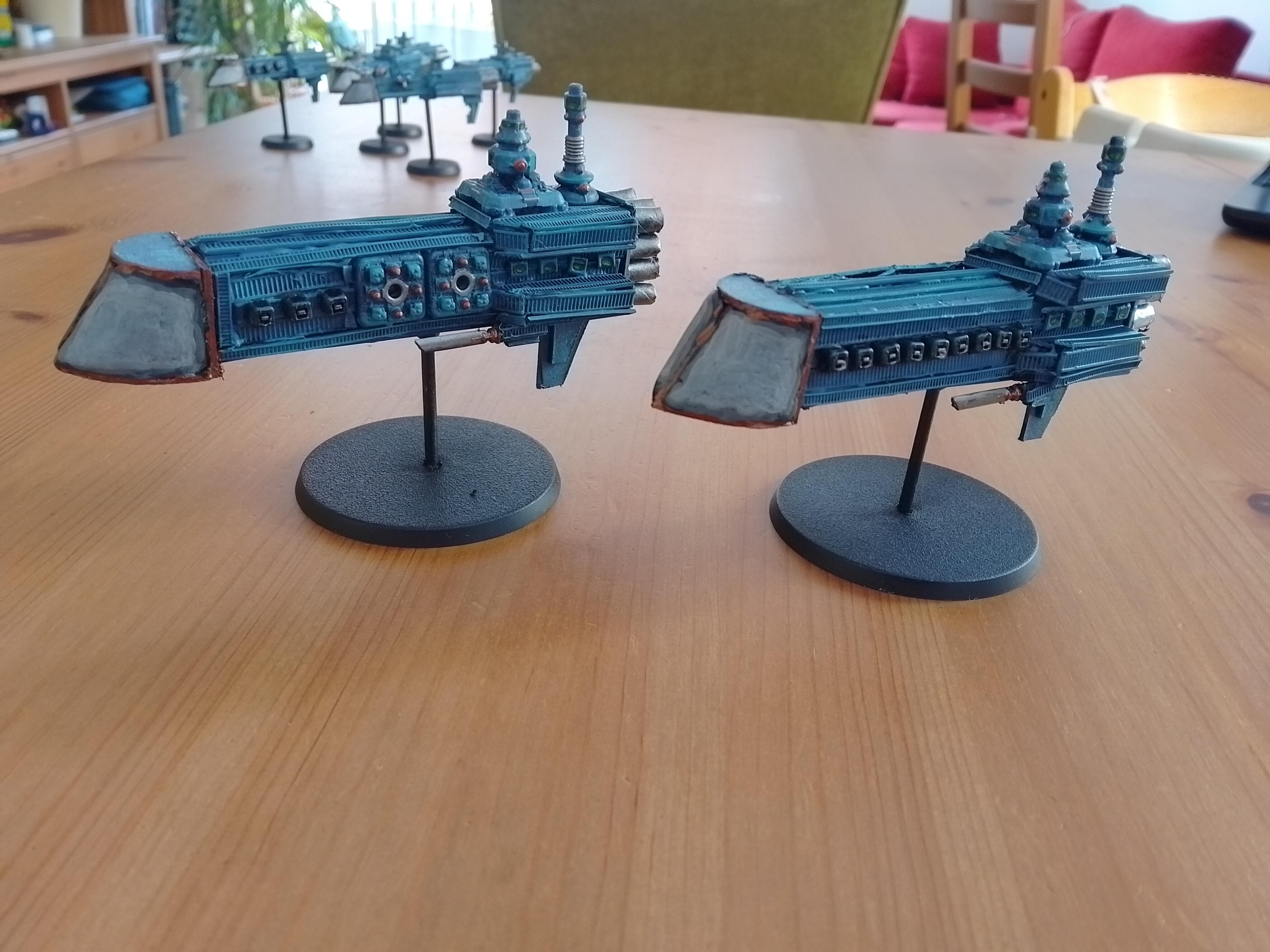 Battlefleet Gothic, Battleship, Dropfleet Commander, Scratch Build