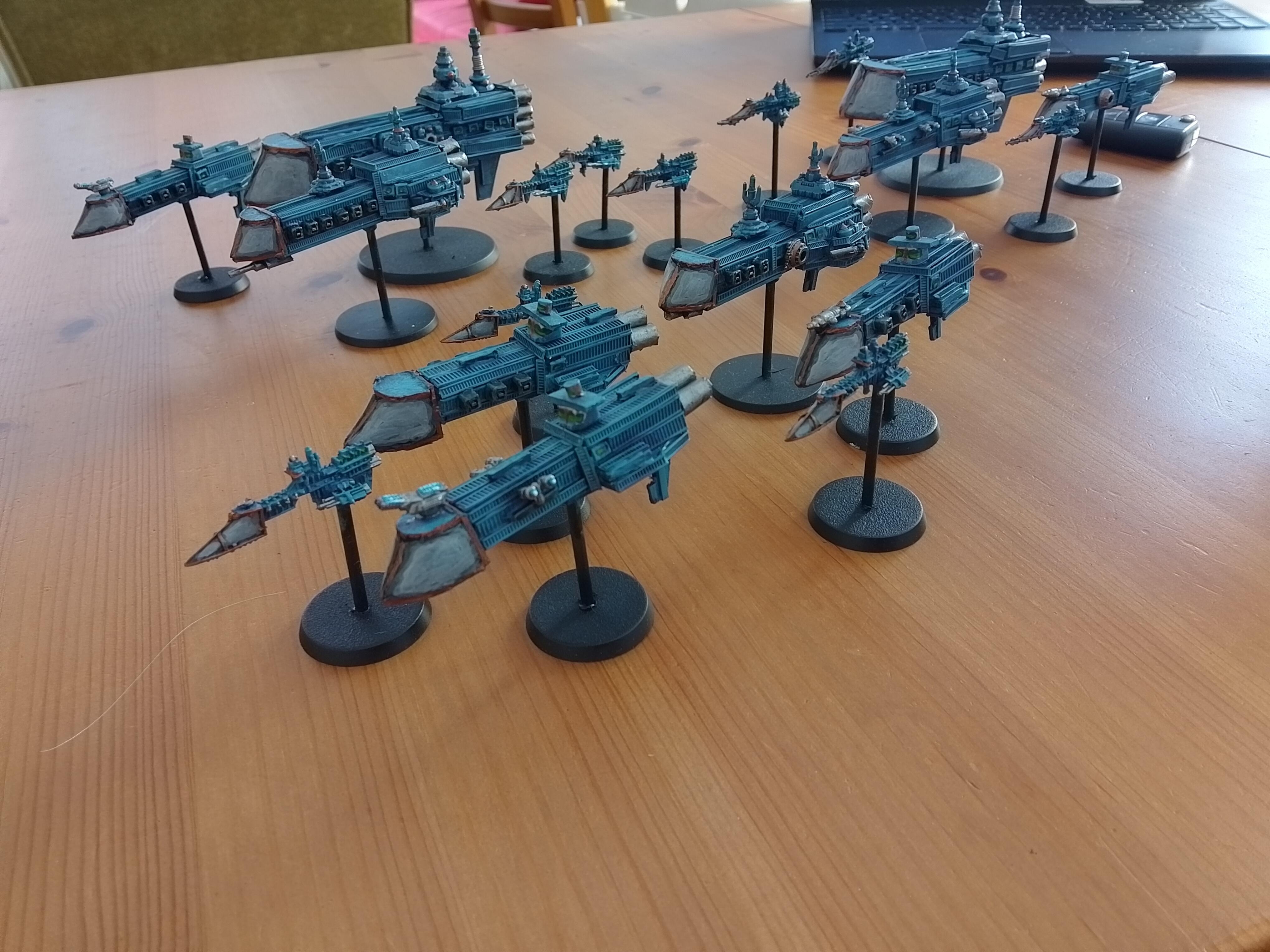 Battlefleet Gothic, Fleet, Imperial Navy, Scratch Build