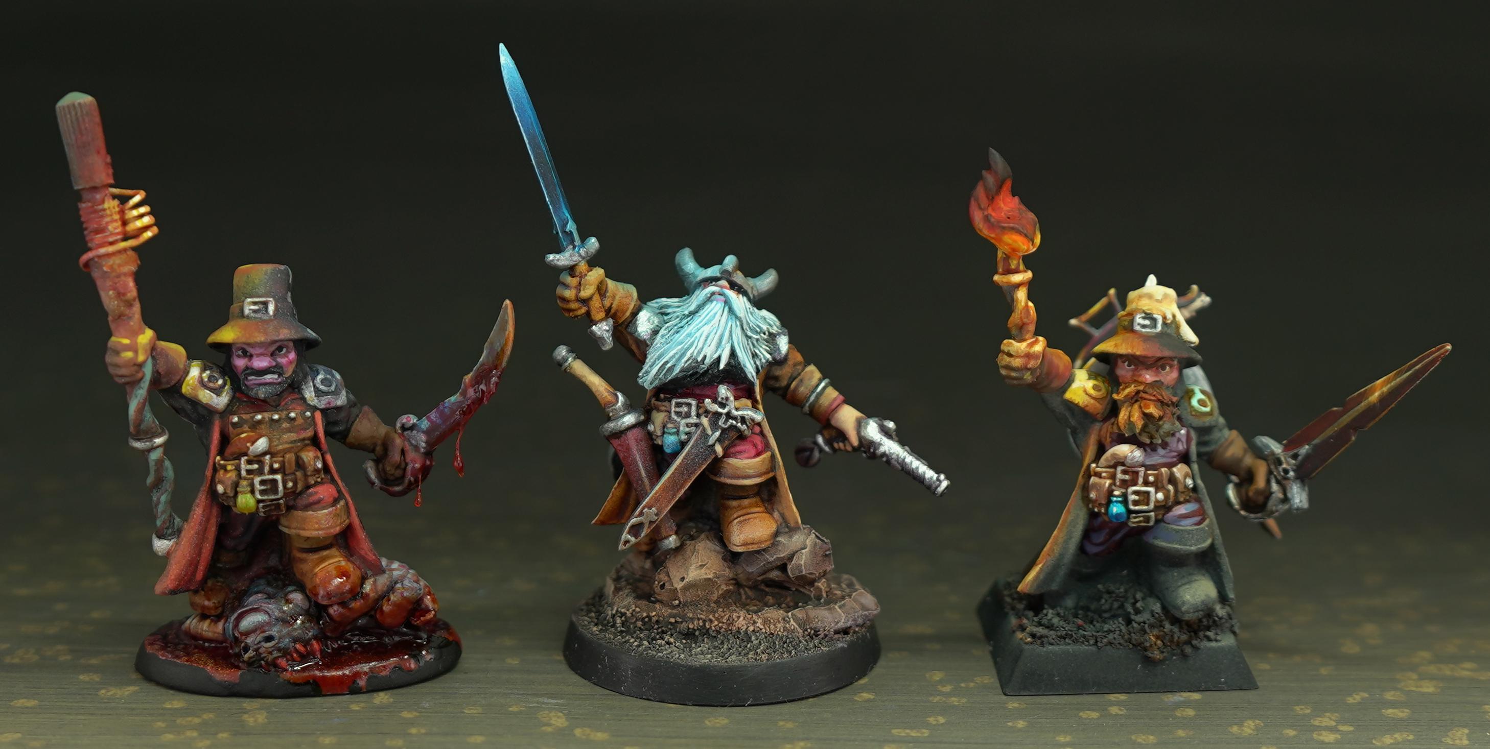 Arkus Harn, Conversion, Dawi, Dwarves, Halflings, Reaper, Reaper Bones, Witch Hunters