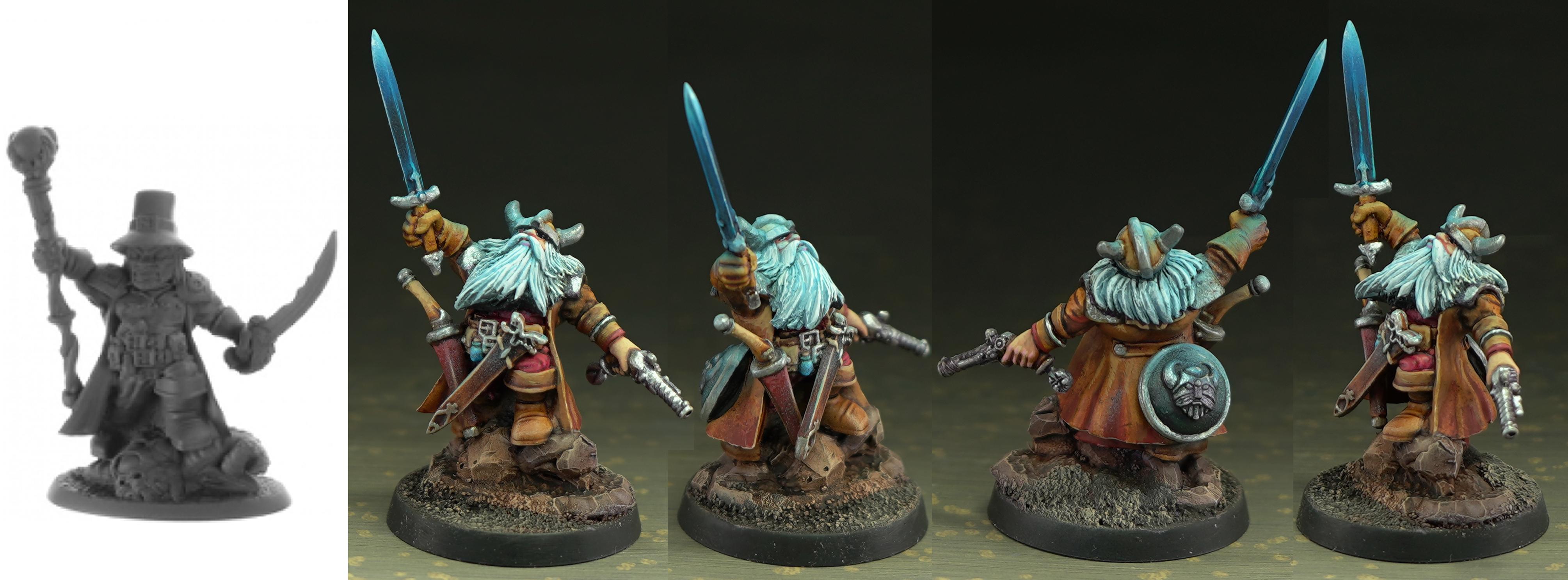 Arkus Harn, Conversion, Dawi, Dwarves, Halflings, Reaper, Reaper Bones, Witch Hunters