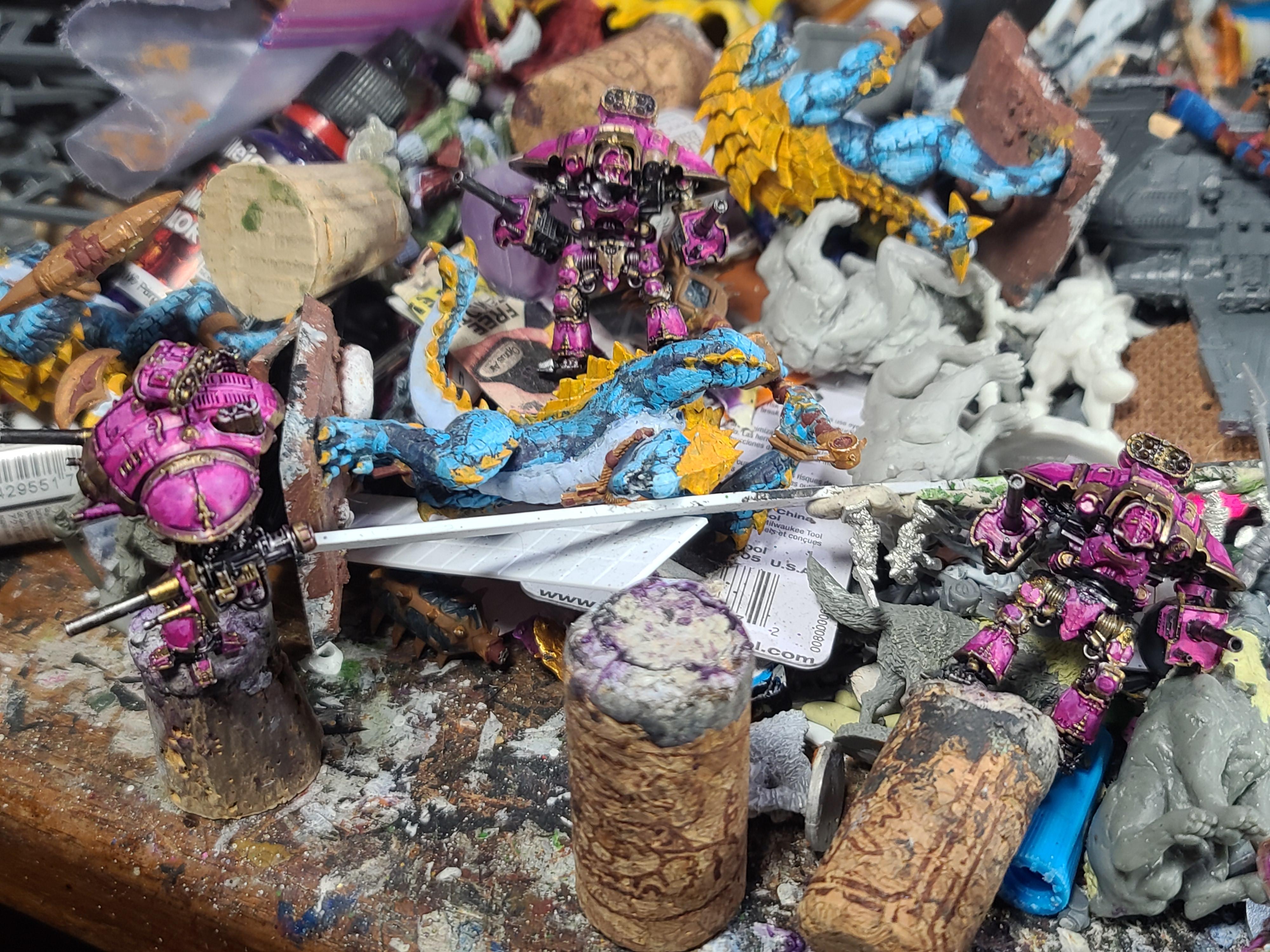 8mm, Adeptus Titanicus, Games Workshop, Knights, Legions Imperialis, Questoris