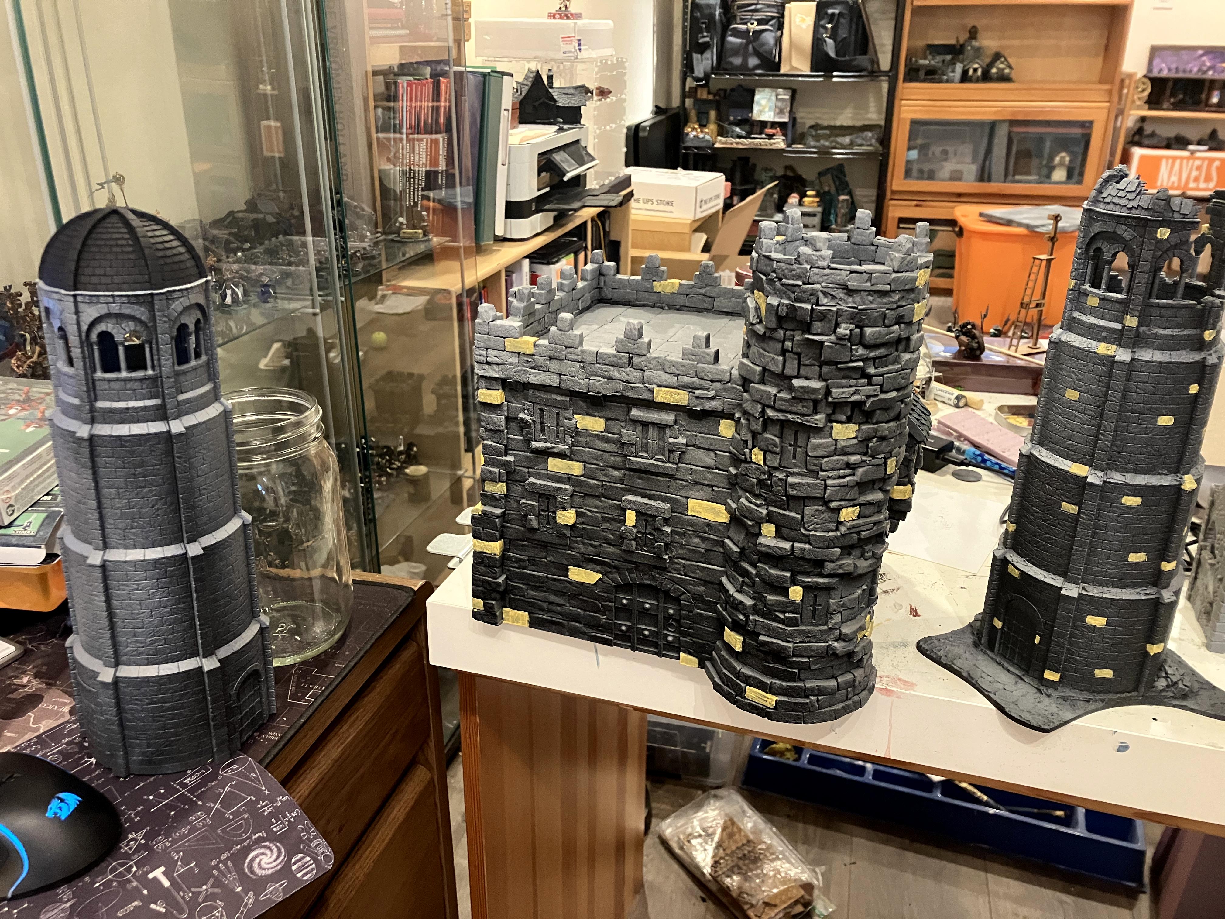 Age Of Sigmar, Details, Gondor Terrain, Kitbash, Lord Of The Rings, Marble, Medieval, Mordheim, Painting, Scratch Build, Statue, Terrain, Village, Walls, Warhammer Fantasy