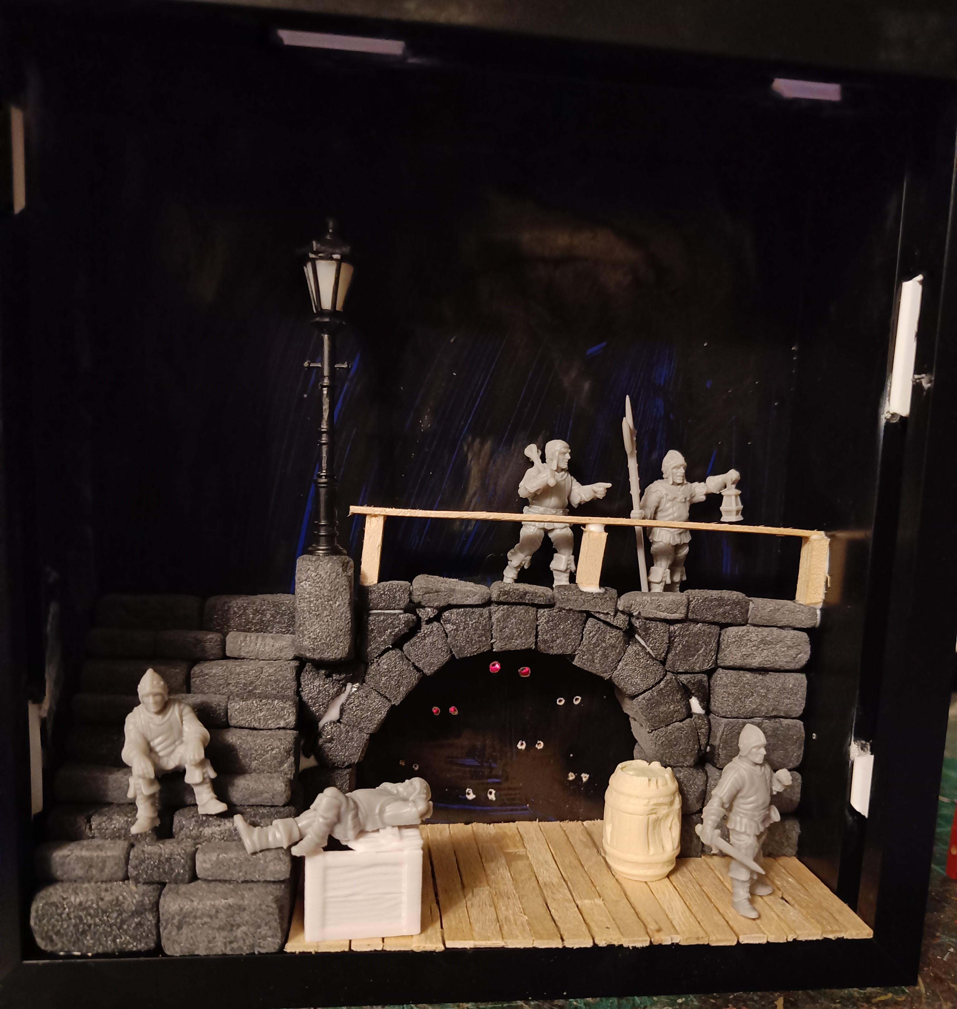3D Photo Frame - Night Watch Scene