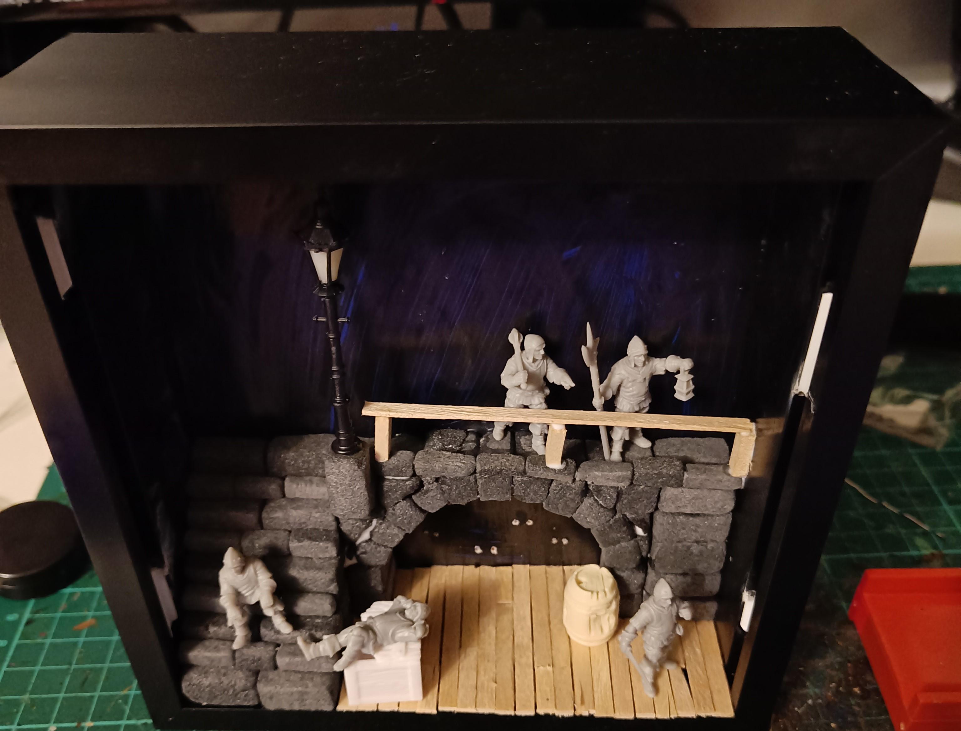 3D Photo Frame - Night Watch Scene