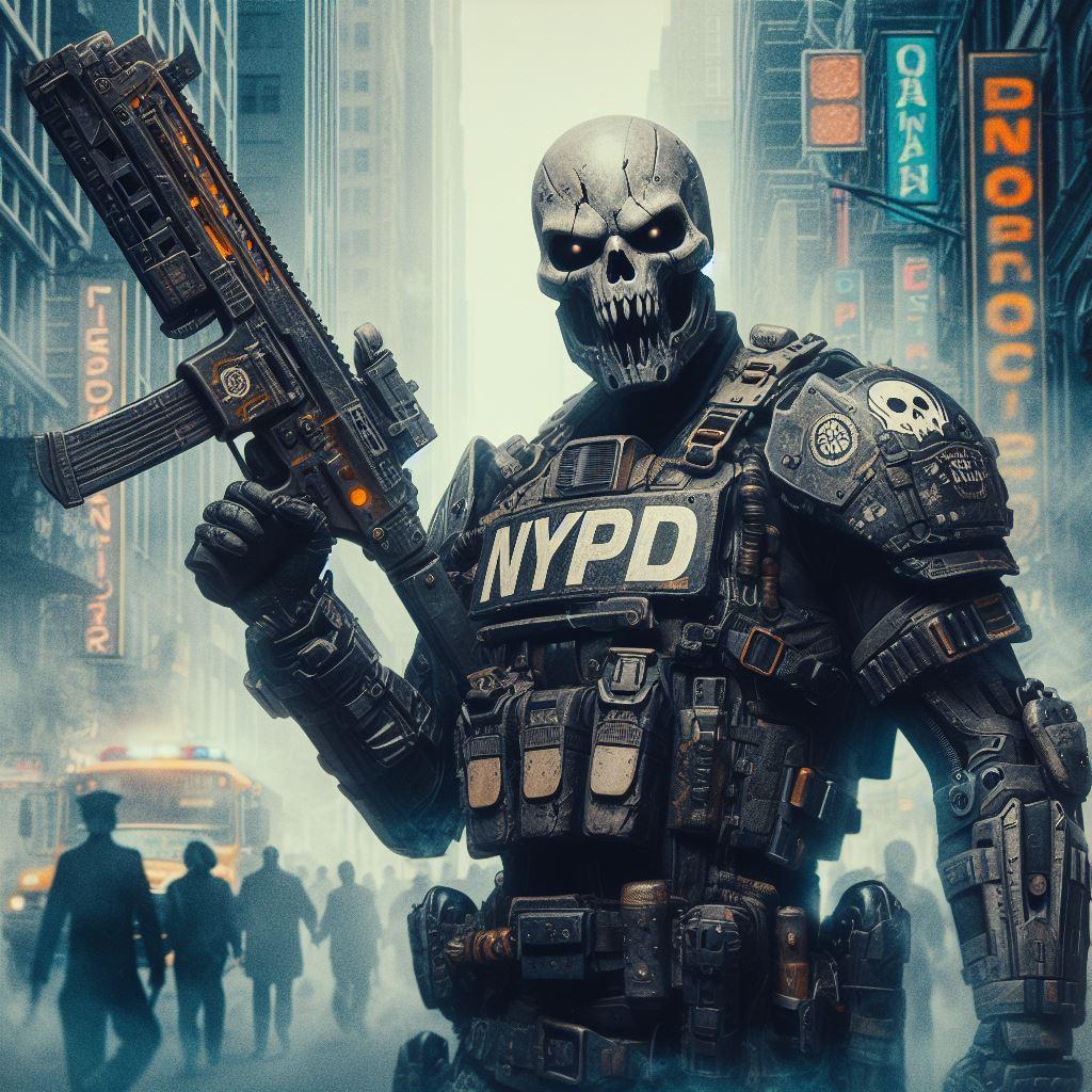 2025, Ai Generated, Cyberpunk, Nypd, Retro Review