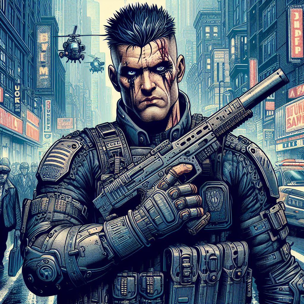 2025, Ai Generated, Cyberpunk, Nypd, Retro Review