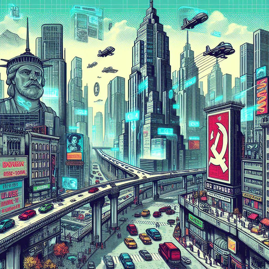 2025, Ai Generated, Cyberpunk, Nypd, Retro Review