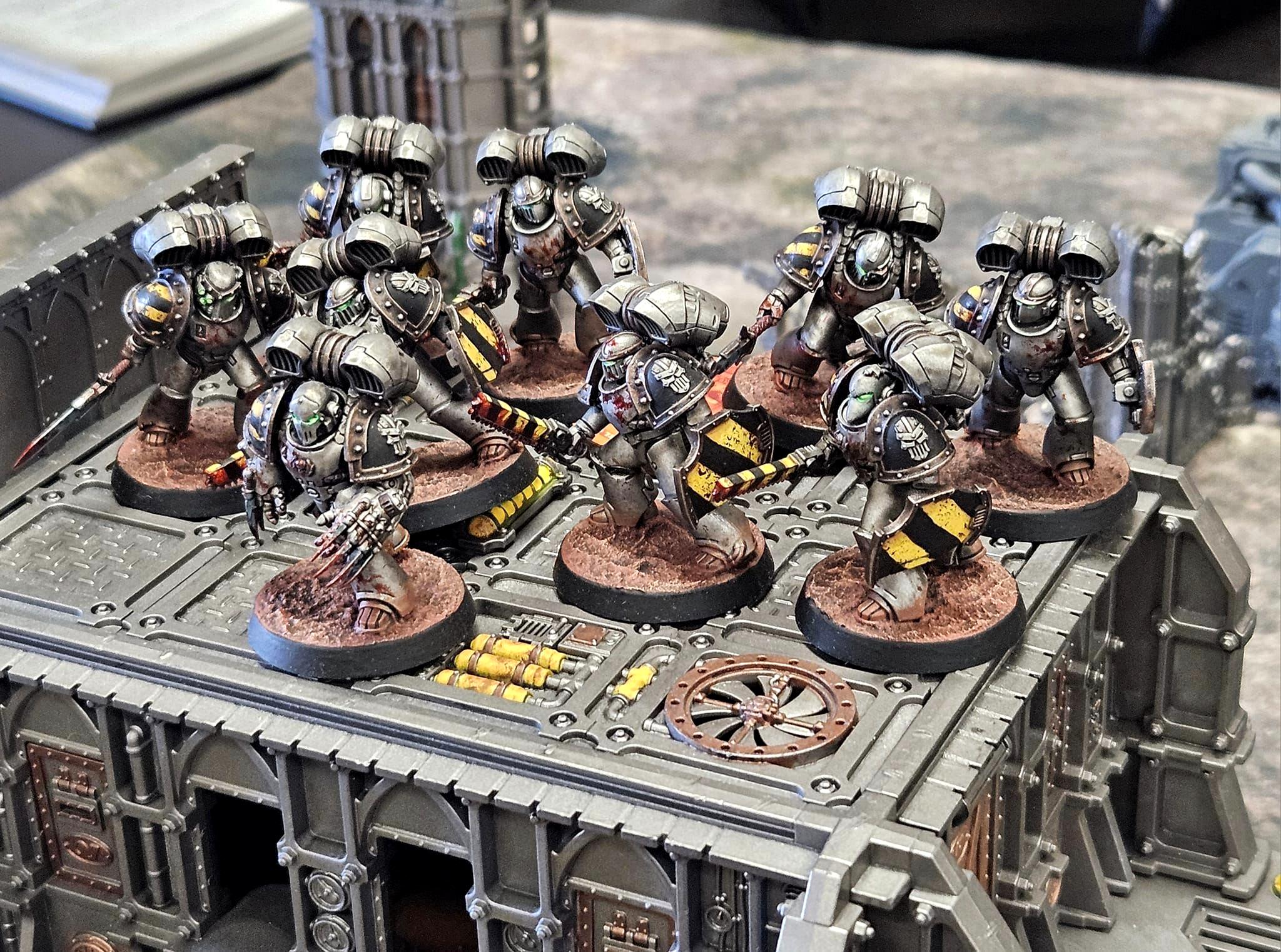 Assault Marines, Horus Heresy, Iron Warriors, Jump Pack