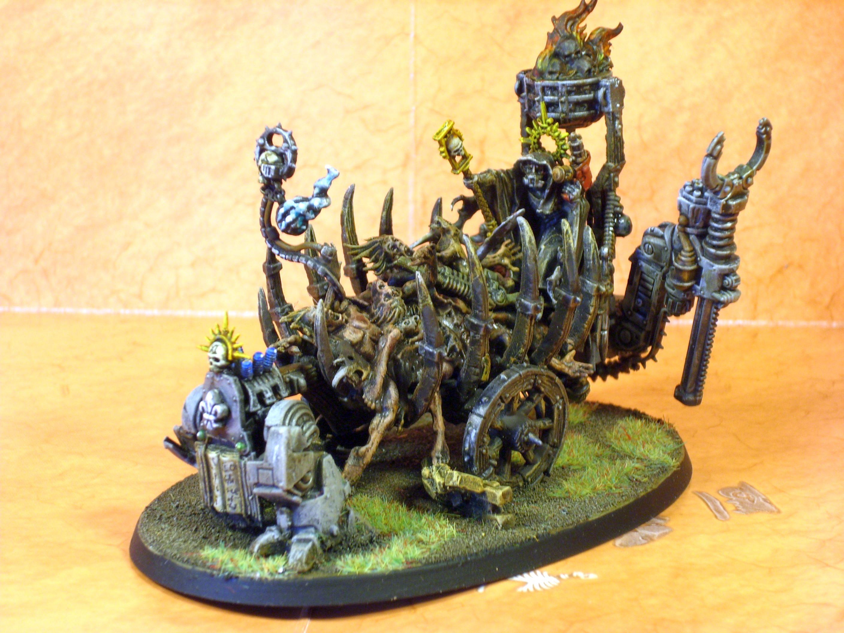 Adepta Sororitas, Adeptus Ministorum, Blanchitsu, Blood Of Martyrs, Conversion, Corpse Cart, Relics, Servitors, Servo-skull, Vehicle