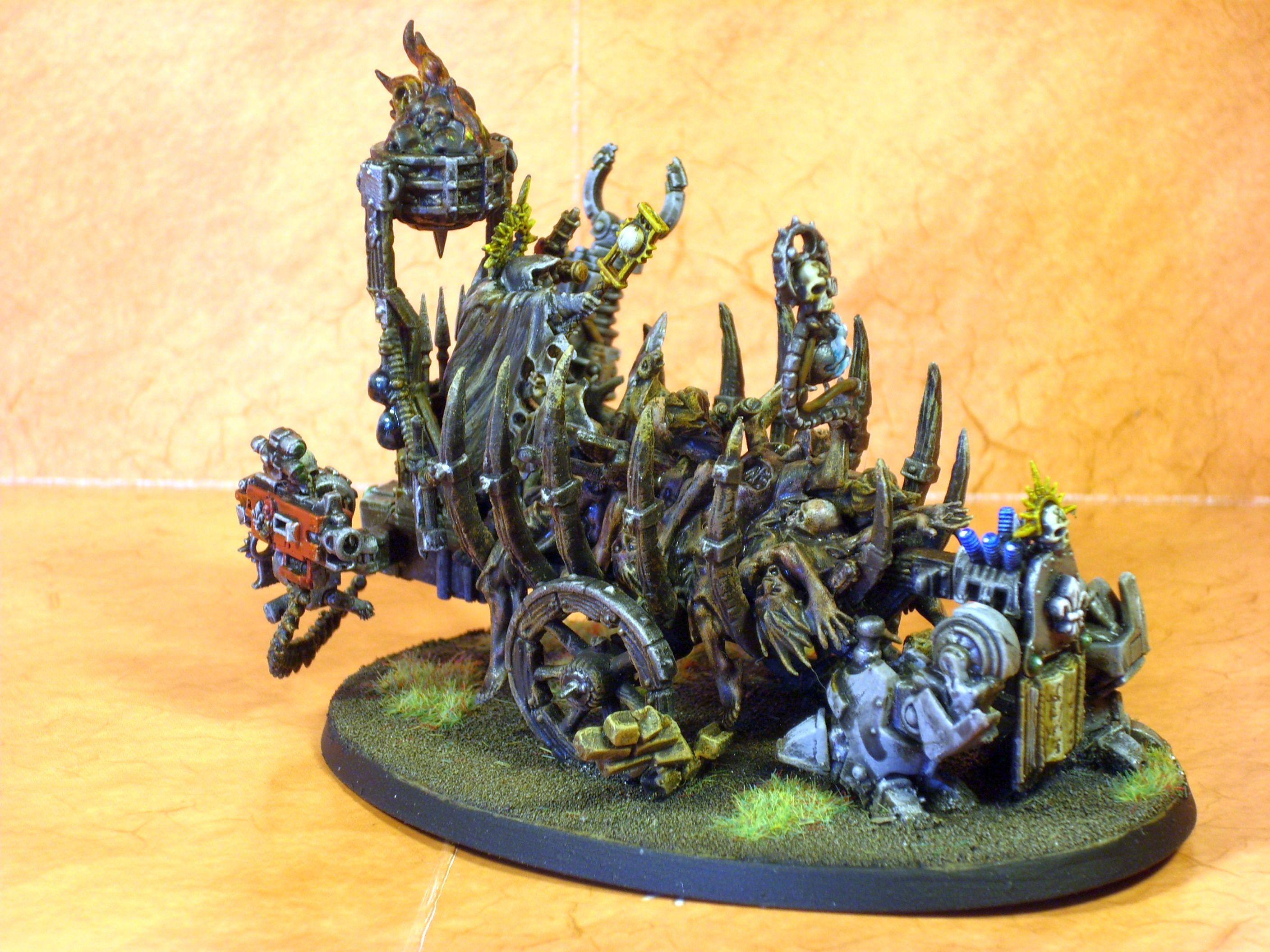 Adepta Sororitas, Adeptus Ministorum, Blanchitsu, Blood Of Martyrs, Conversion, Corpse Cart, Relics, Servitors, Servo-skull, Vehicle