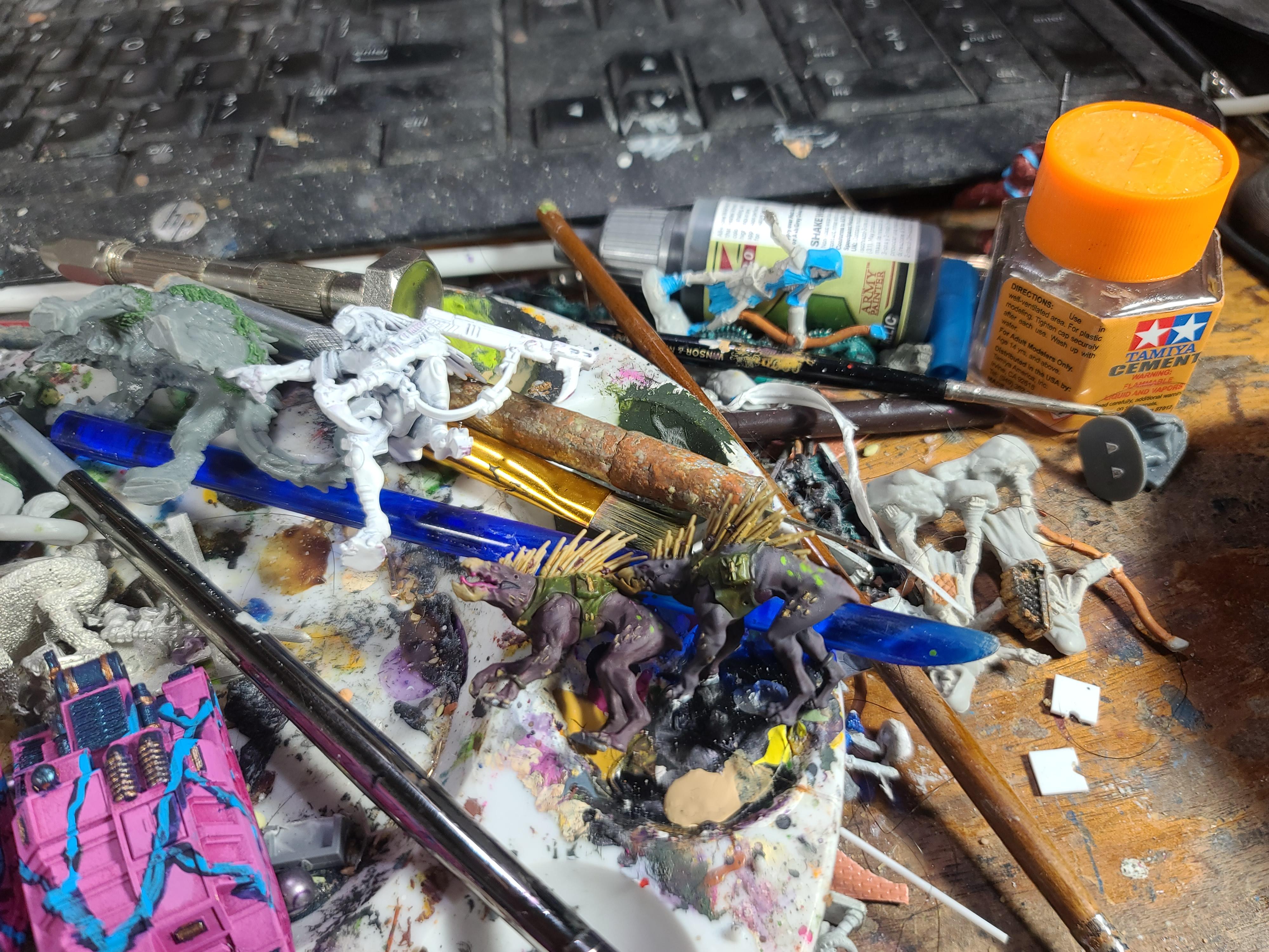 28mm, Kroot, Kroot Hound, Paint Mule, Trail Shaper, Warhammer 40,000, Warhammer Fantasy