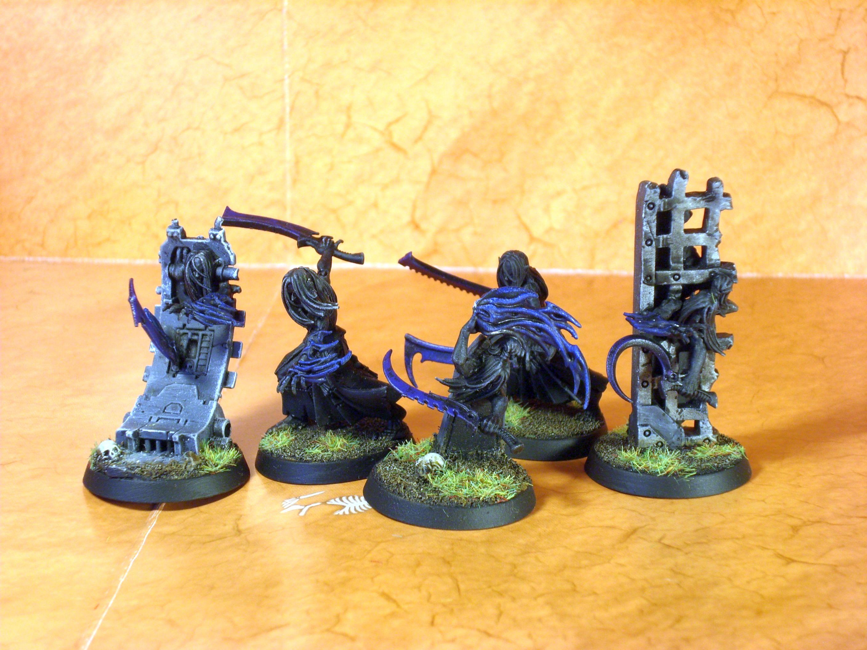 Conversion, Dark Eldar, Drukhari, Kill Team, Mandrakes, Minimalist Paint Scheme, Warhammer 40,000