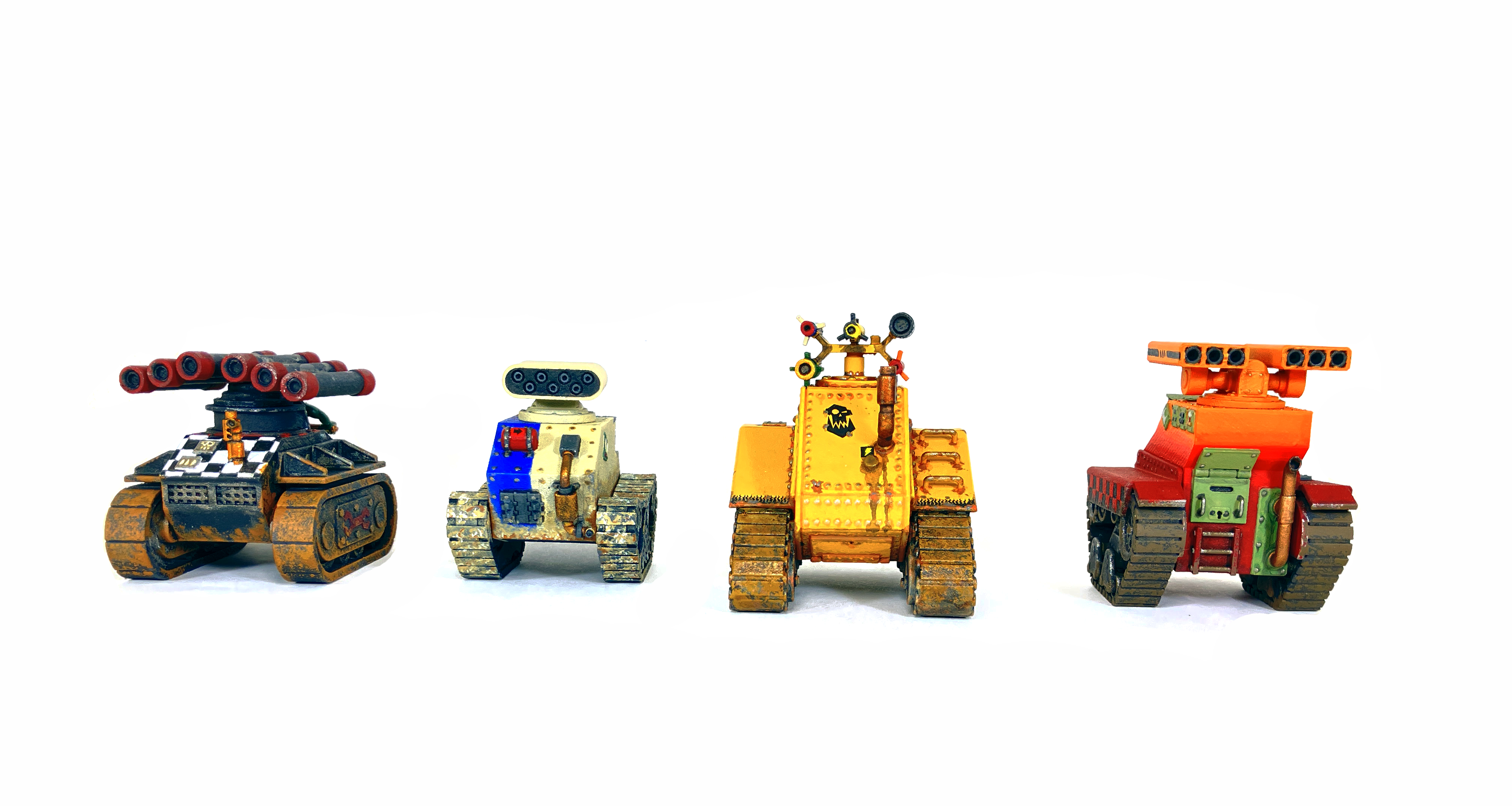 Gnot Tanks, Gretchin, Grot Tanks, Orks, Rocket, Rokkit, Scrap Tanks, Warhammer 40,000