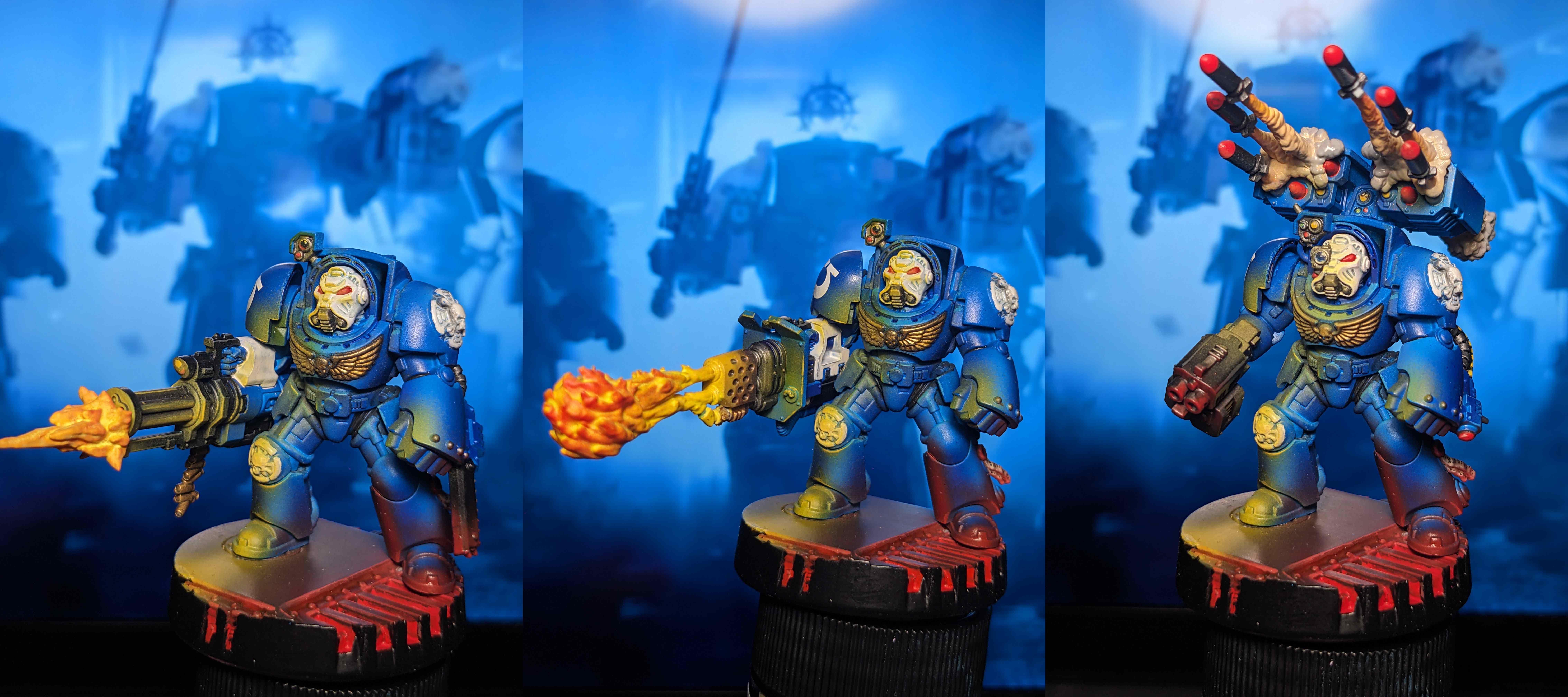 Assault Cannon, Cyclone Launcher, Heavy Flamer, Heavy Weapon, Rockets, Space Hulk, Space Marines, Stormbolter, Terminator Armor, Ultramarines, Warhammer 40,000