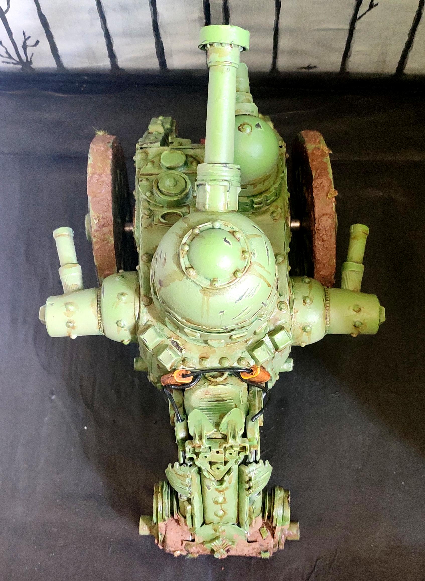 Armored Vehicle, Battle Damage, Heavy Support, Mud, Scratch Build, Sponson, Tank, Tsar Tank, Weathered, Wheeled, Wooden