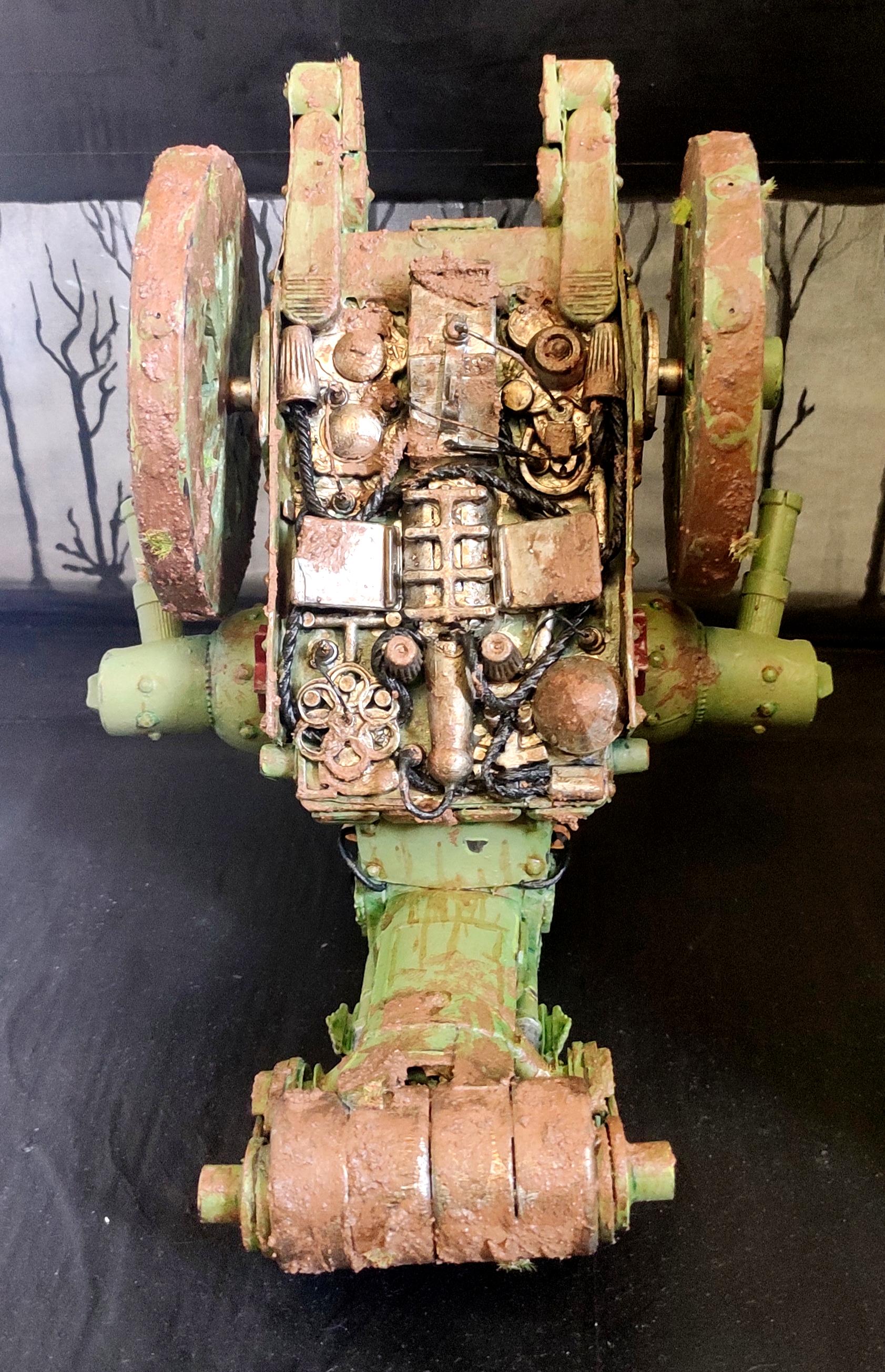 Armored Vehicle, Battle Damage, Engine, Heavy Support, Mud, Scratch Build, Sponson, Tank, Tsar Tank, Weathered, Wheeled, Wooden