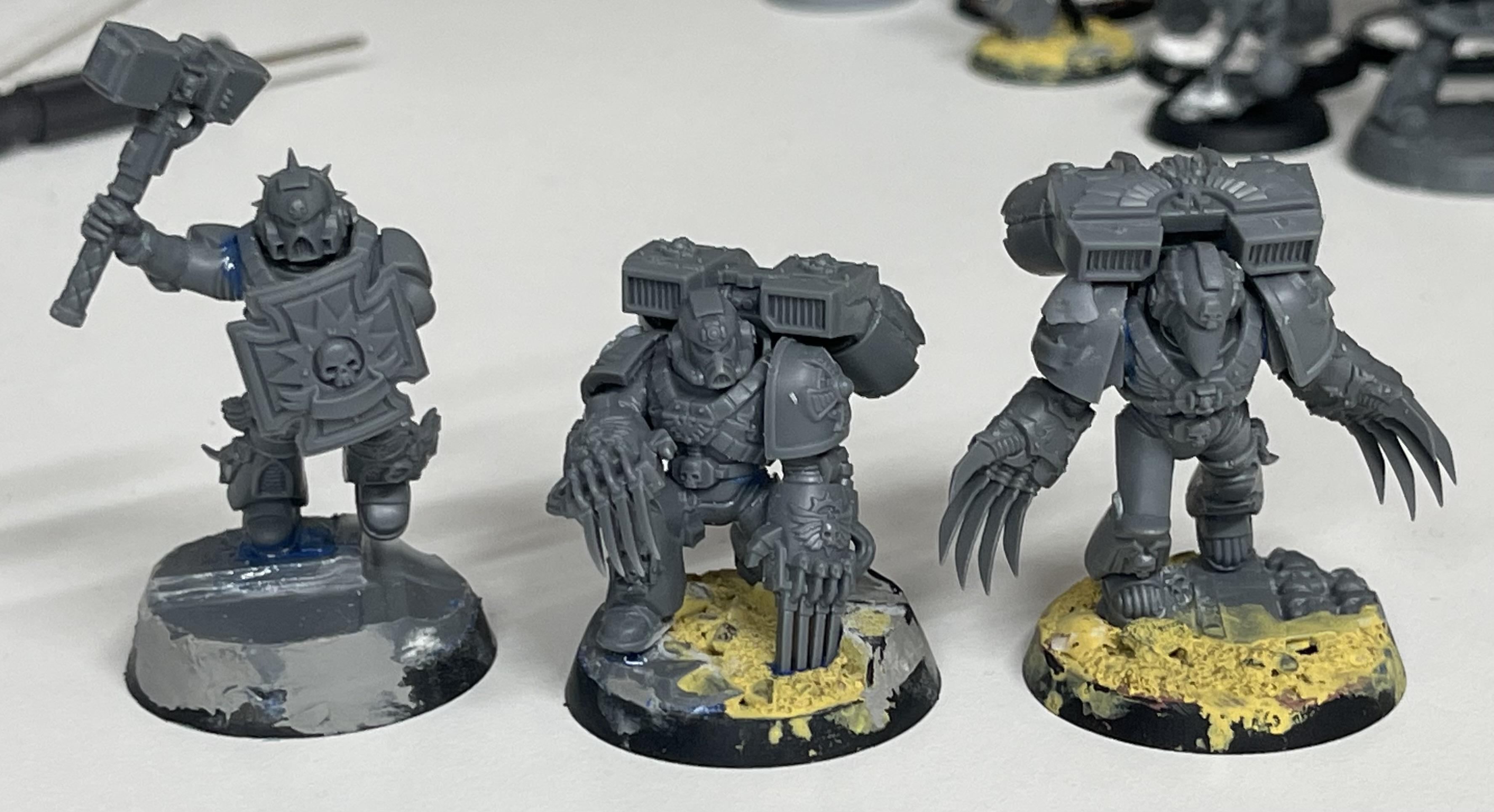 Space Marines, Warhammer 40,000, Work In Progress