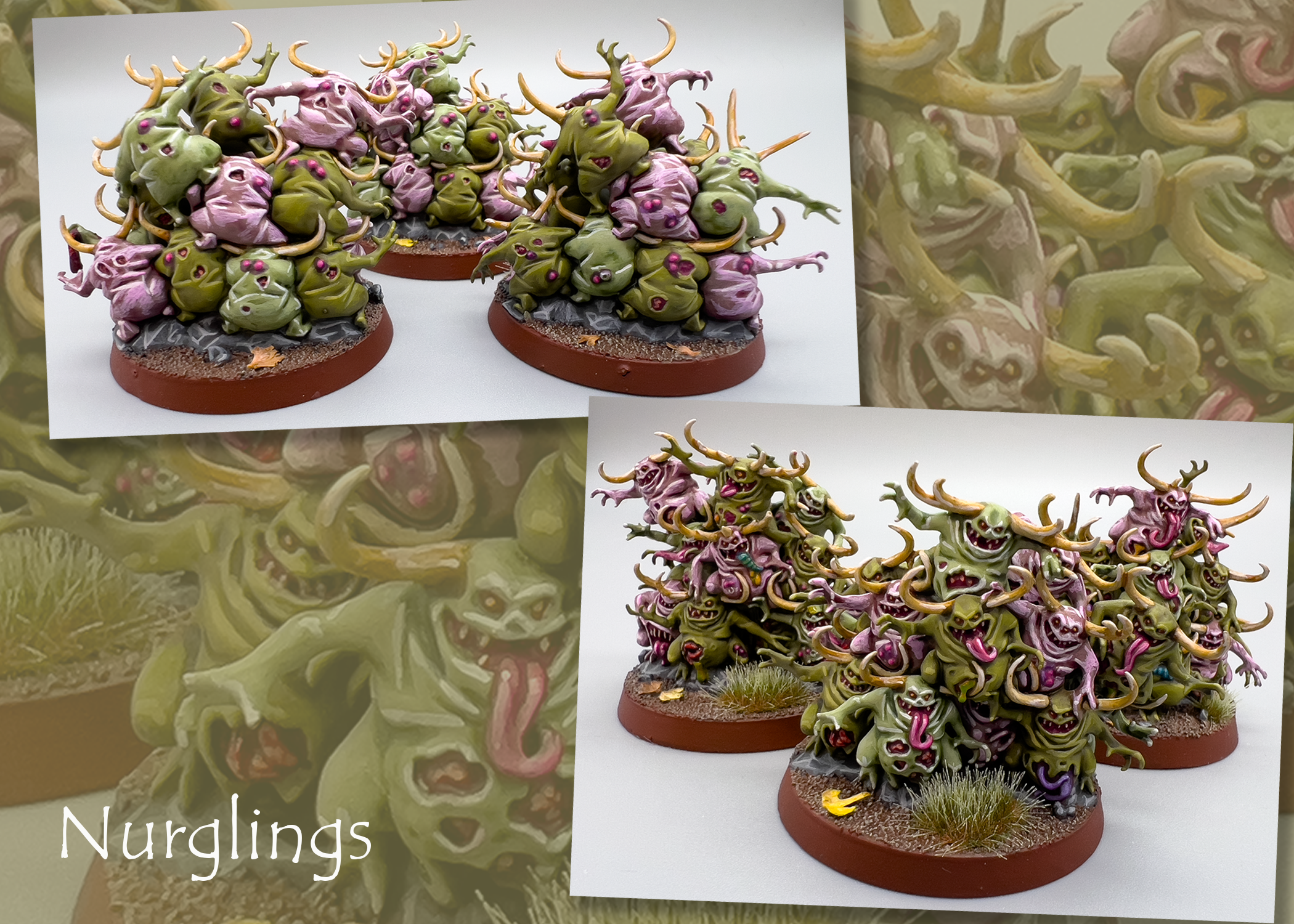 Age Of Sigmar, Chaos Daemons, Death Guard, Maggotkin, Nurgle, Nurglings, Warhammer 40,000