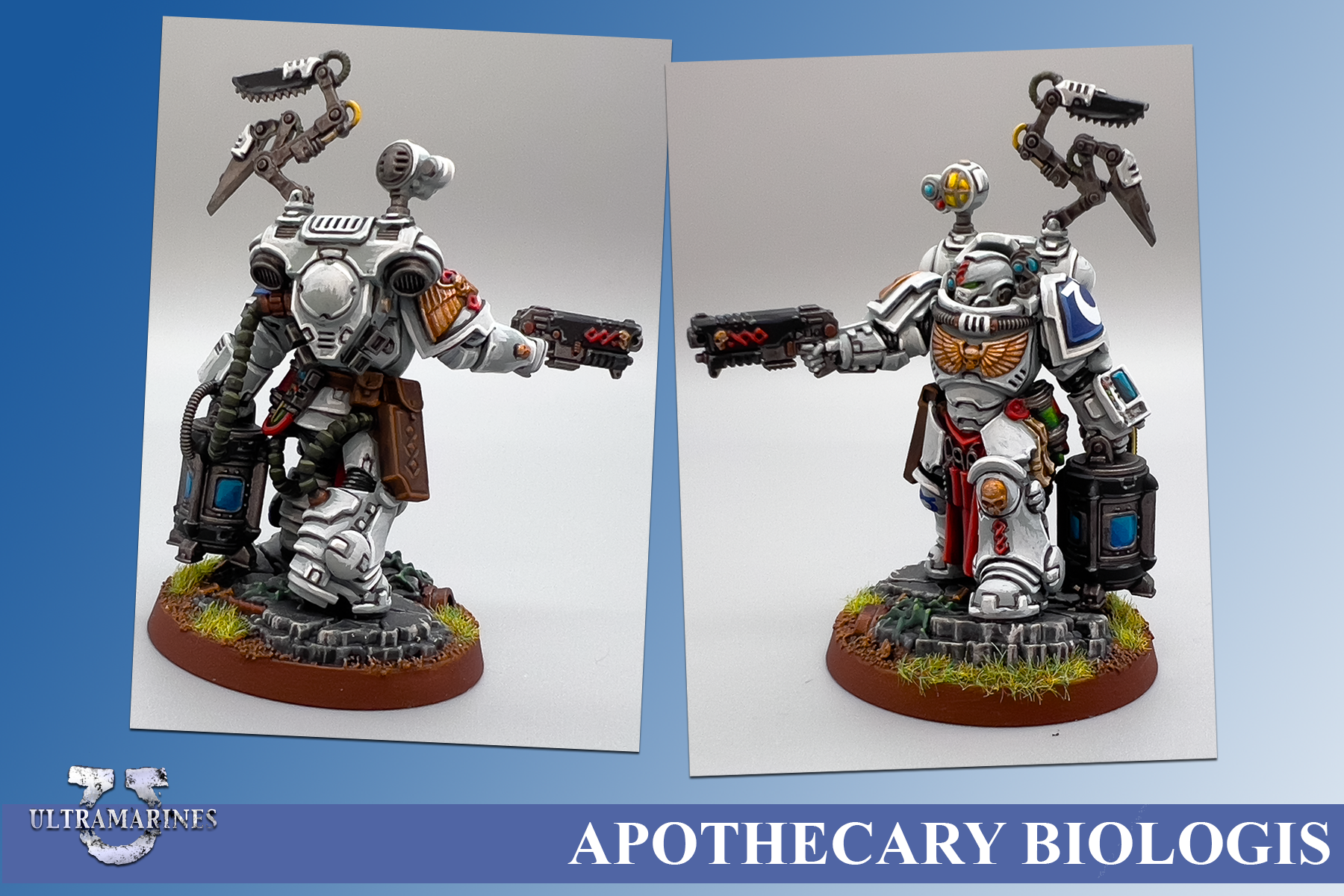 Apothecary Biologis, Primaris, Ultramarines, Warhammer 40,000