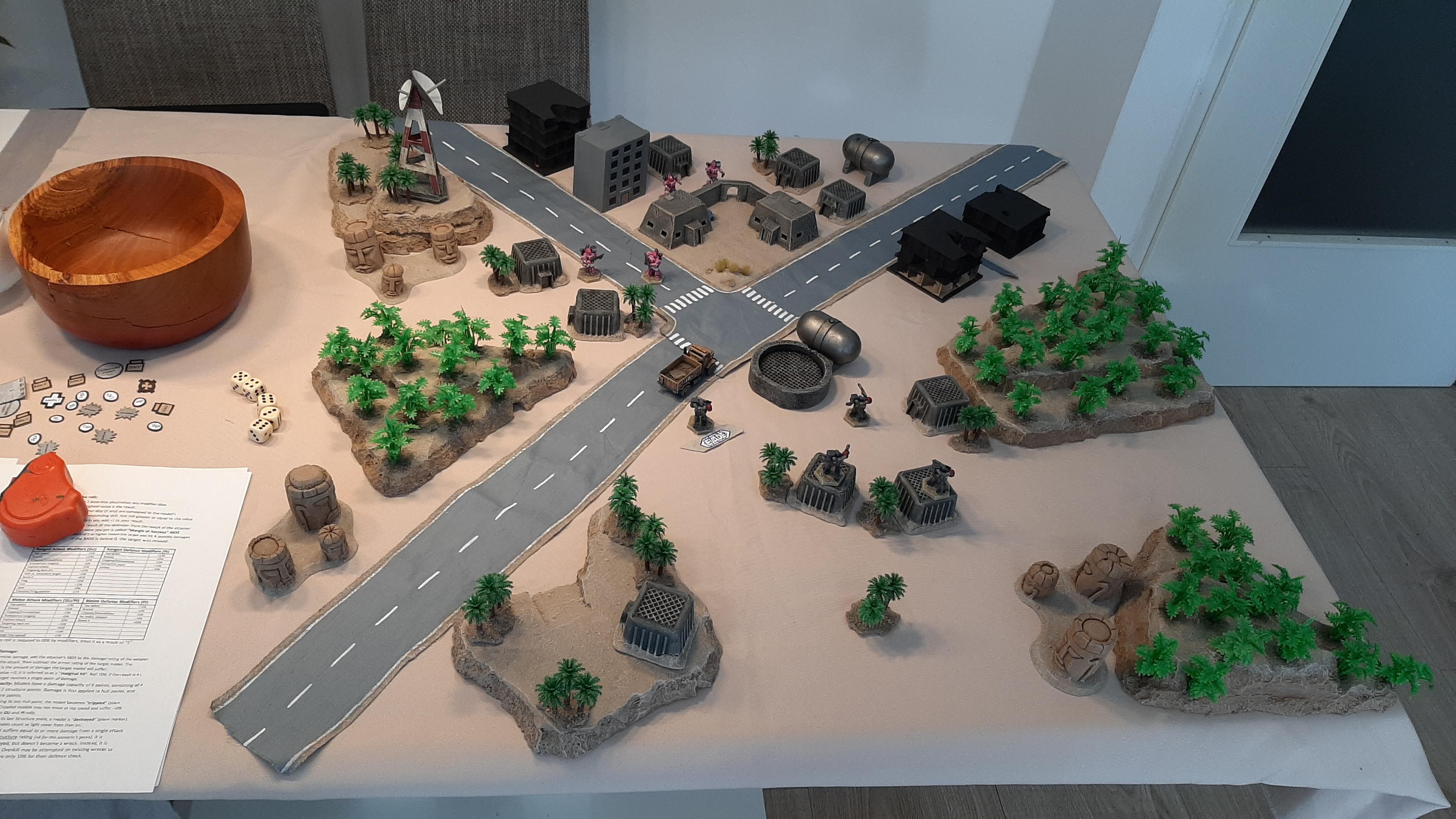9, Action, Badlands, Battle, Battlemat, Blitz, Buildings, Desert, Dice, Dream, Forest, Formations, Game, Gear, Gear:, Gears, Heavy, Houses, Mech, Mecha, Palms, Pod, Radio, Report, Roads, Robot, Rocks, Ruins, Sand, Shots, Stoneheads, Tactical, Terrain, Test, Tower, Trees, Truck, Tutorial, Wargame