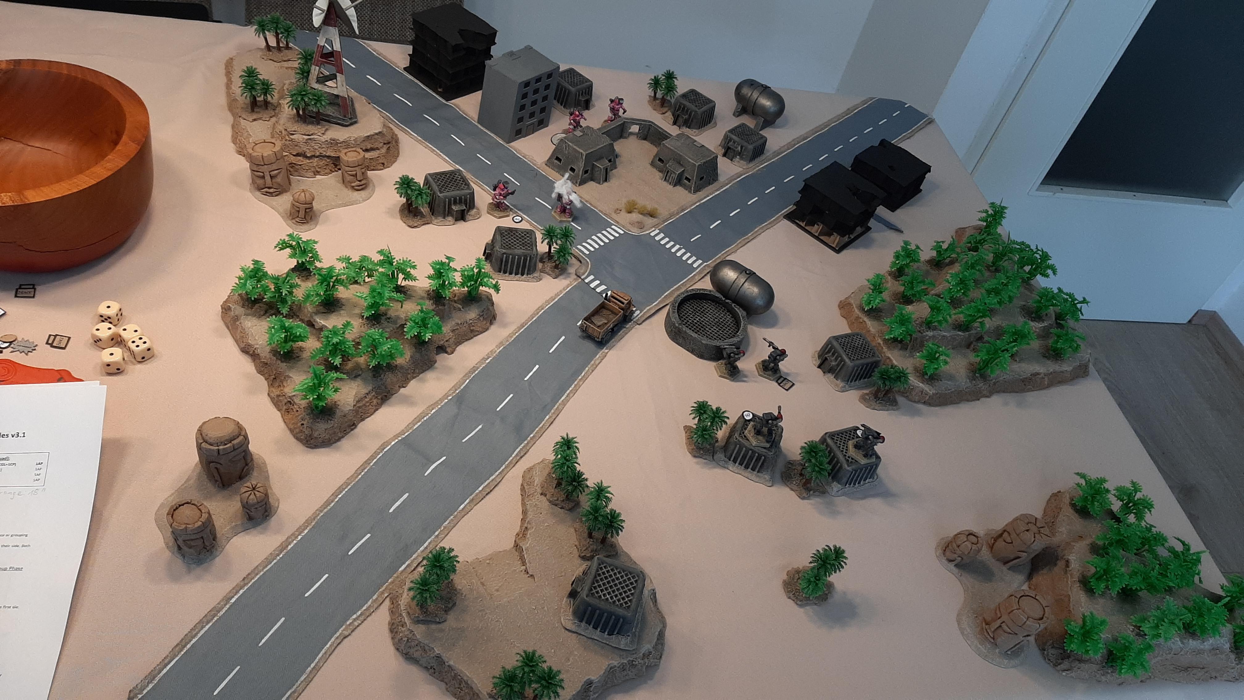 9, Action, Badlands, Battle, Battlemat, Blitz, Buildings, Desert, Dice, Dream, Forest, Formations, Game, Gear, Gear:, Gears, Heavy, Houses, Mech, Mecha, Palms, Pod, Radio, Report, Roads, Robot, Rocks, Ruins, Sand, Shots, Stoneheads, Tactical, Terrain, Test, Tower, Trees, Truck, Tutorial, Wargame