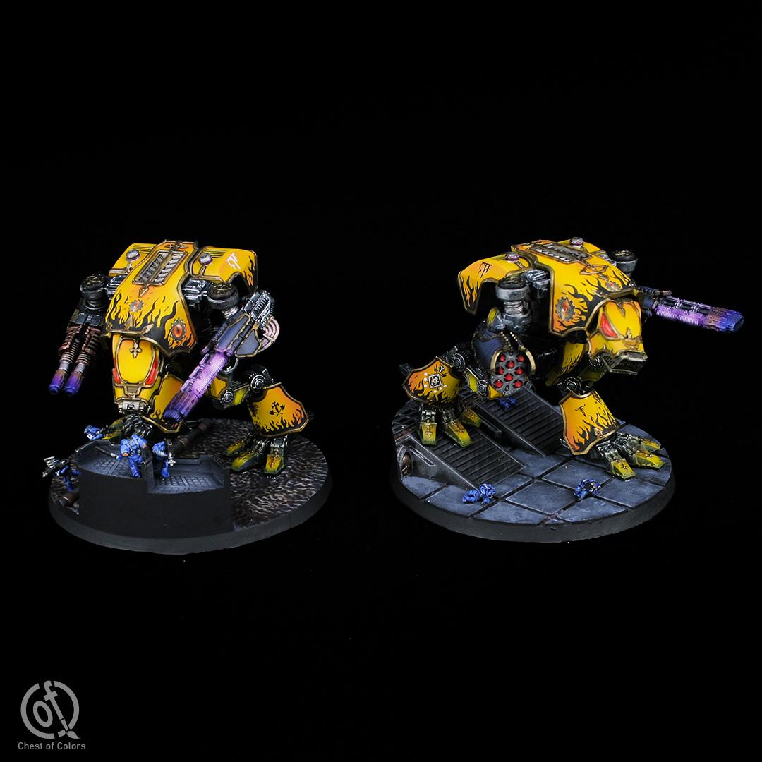 Warhound Titans for Legions Imperialis