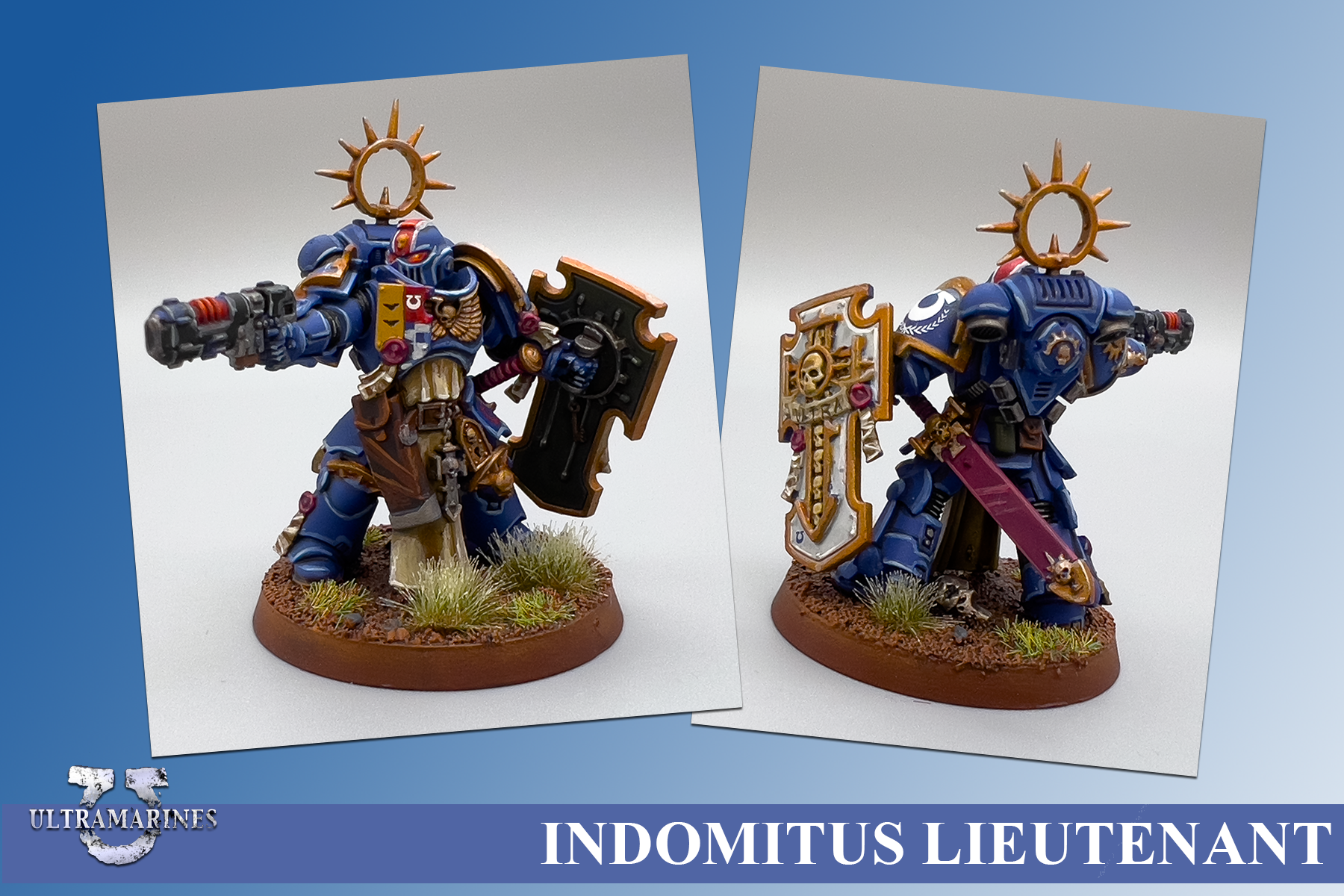 Indomitus, Lieutenant, Primaris, Space Marines, Ultramarines, Warhammer 40,000