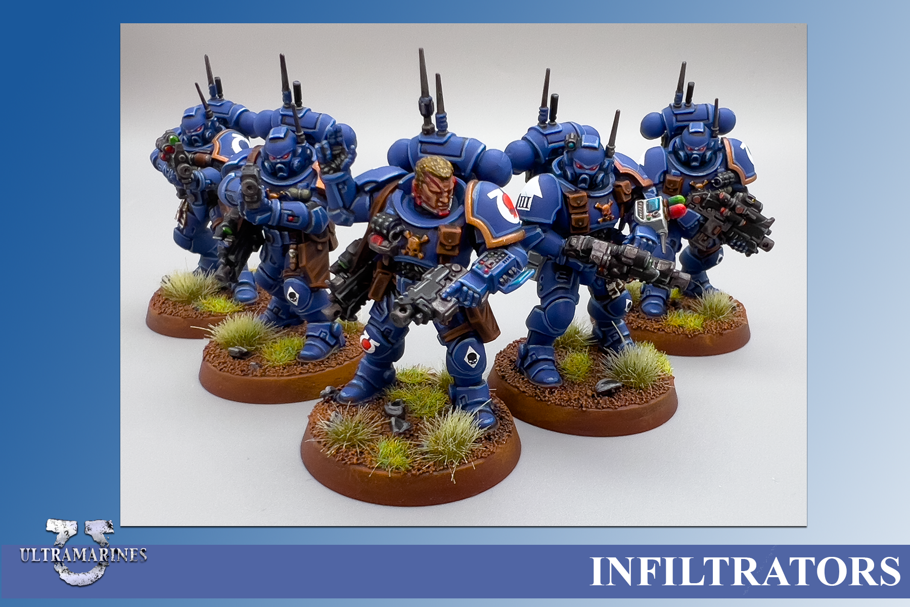 Infiltrators, Primaris, Space Marines, Ultramarines, Warhammer 40,000