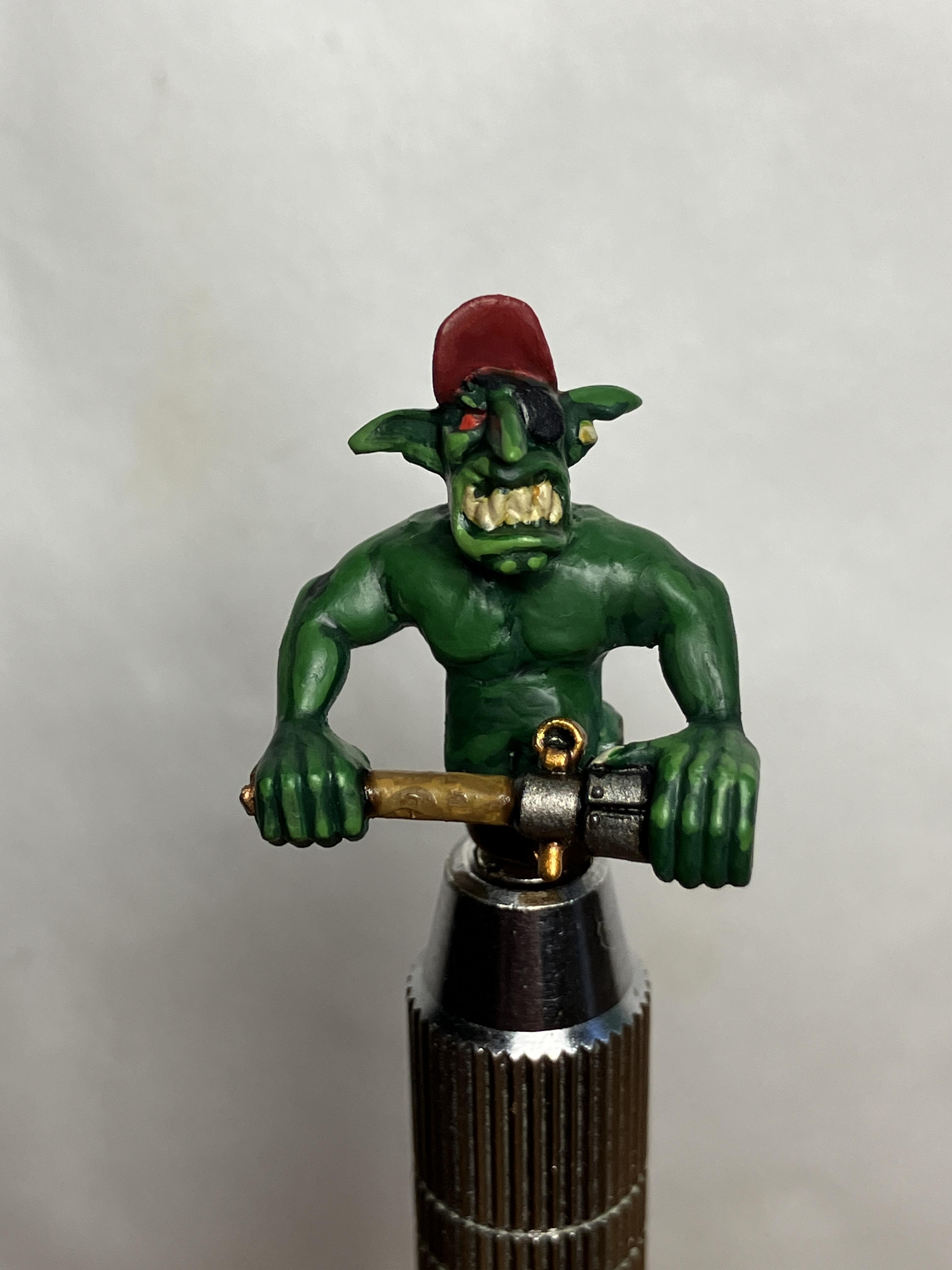 Driver, Greenstuff, Gretchin, Grots, Orks, Scratch Build, Sculpting, Warhammer 40,000