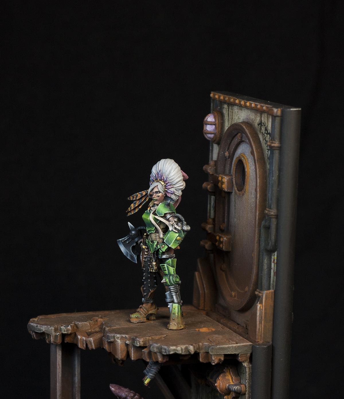 Belladonna, Escher, Necromunda, Warhammer 40,000, Warhammer Fantasy, Warriors