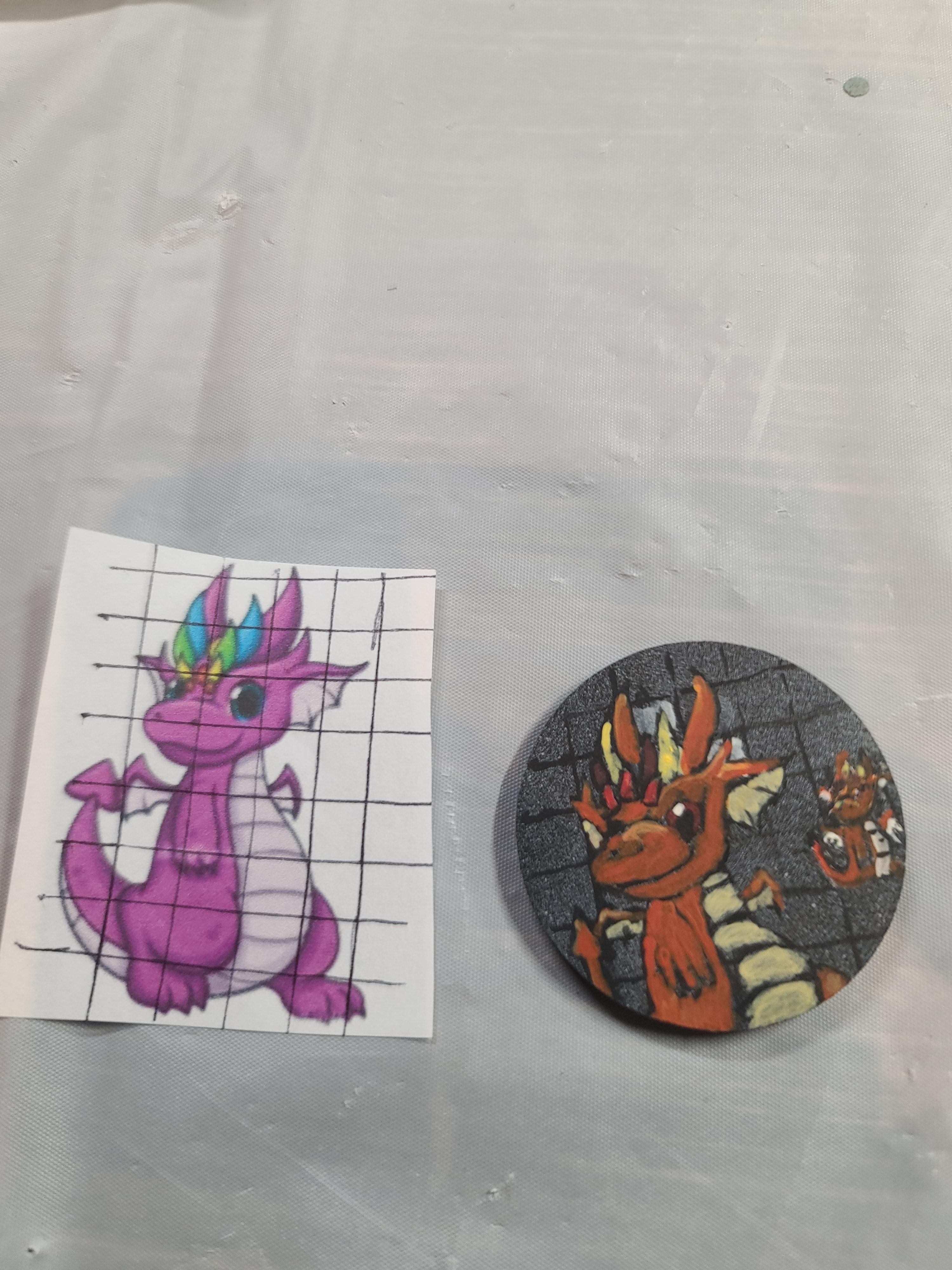 Class, Dragon, Grid Freehand, Historicon 2024, Scaling