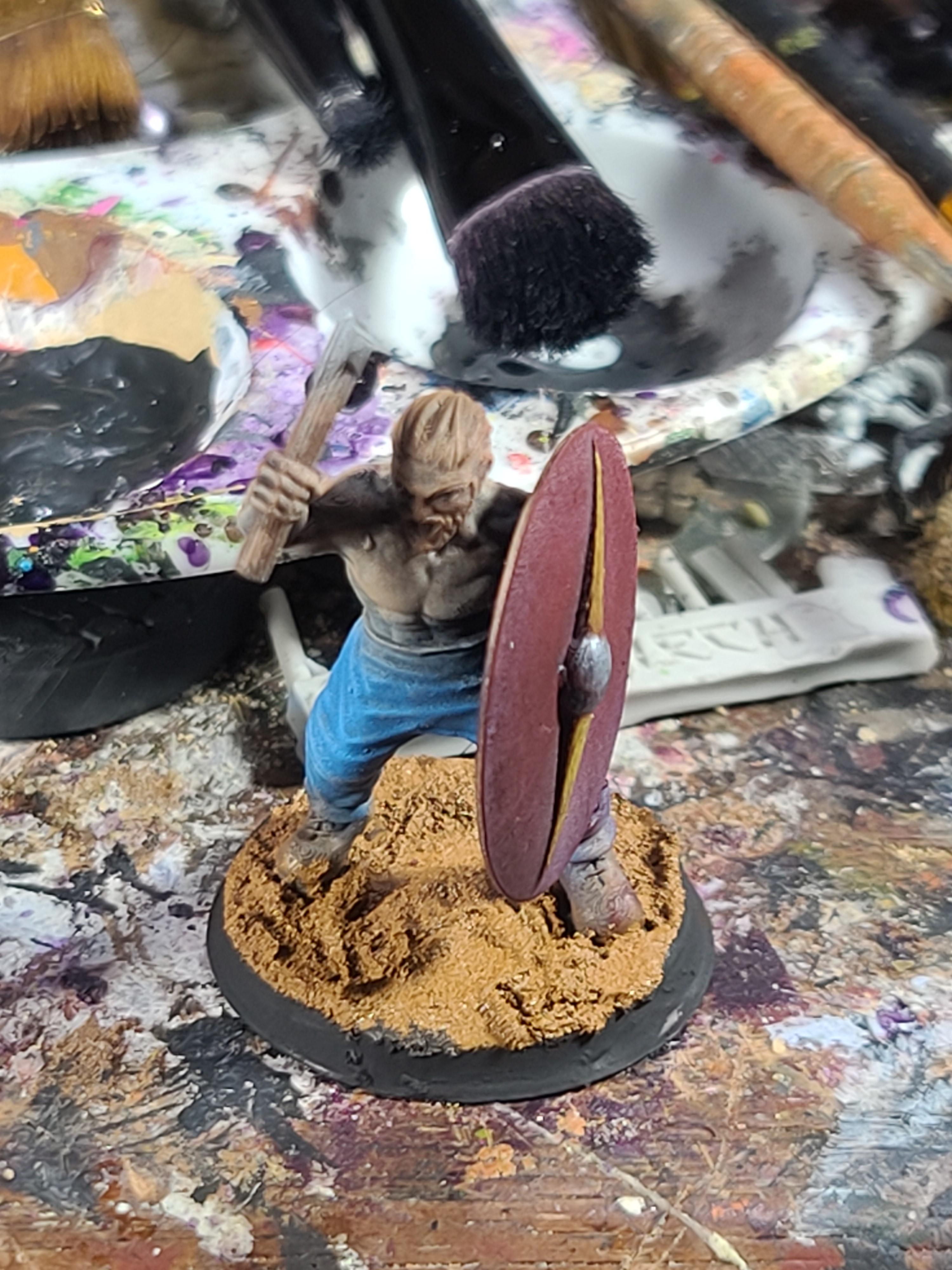 28mm, 3d Print, Celt, Class Mini, Drybrushing, Historicon 2024, Unknown Designer