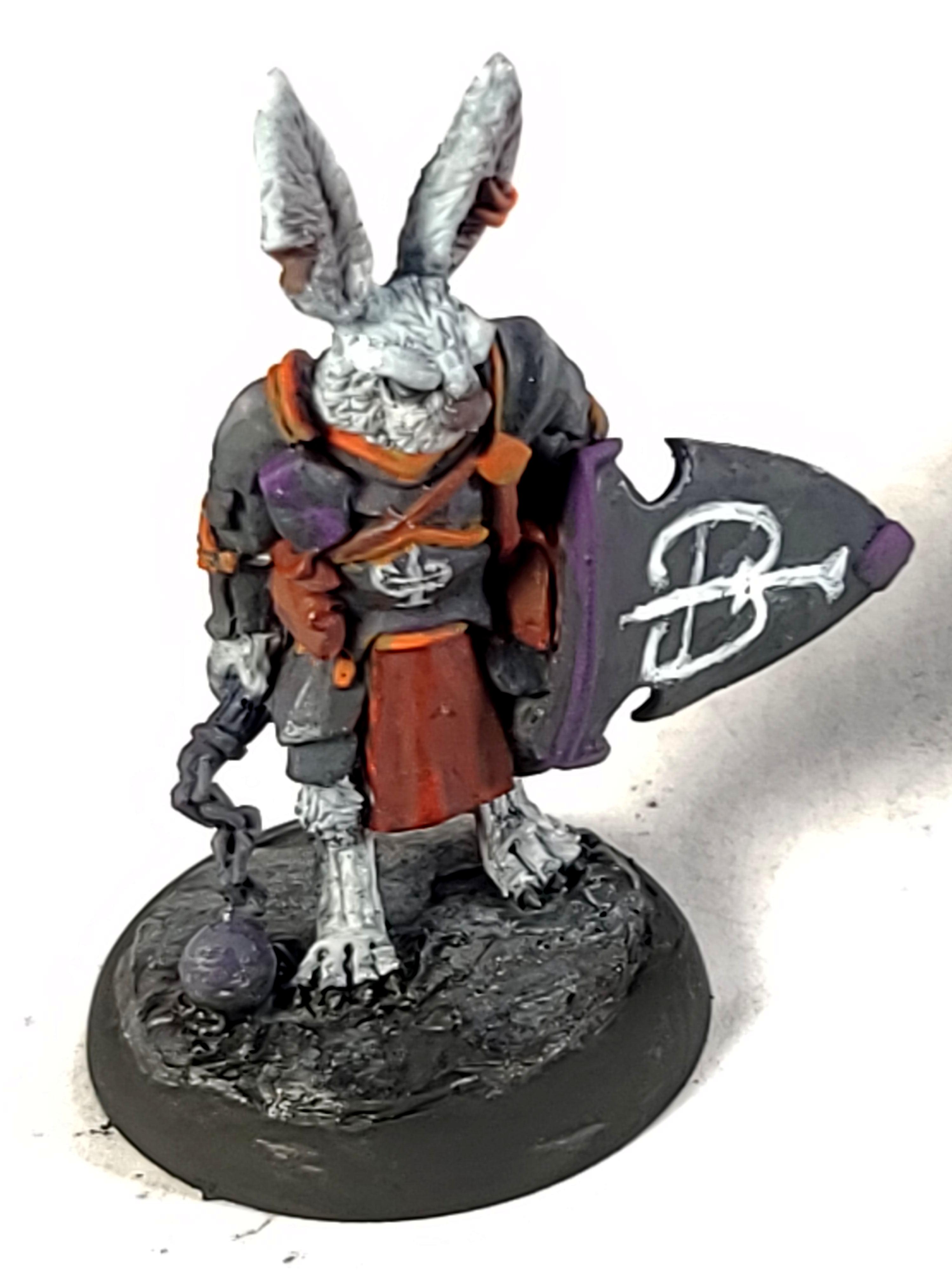 Animal Adventurers, Burrows And Badgers, Dungeons And Dragons, Flail, Gtg, Oathsworn Miniatures, Rabbit, Warriors