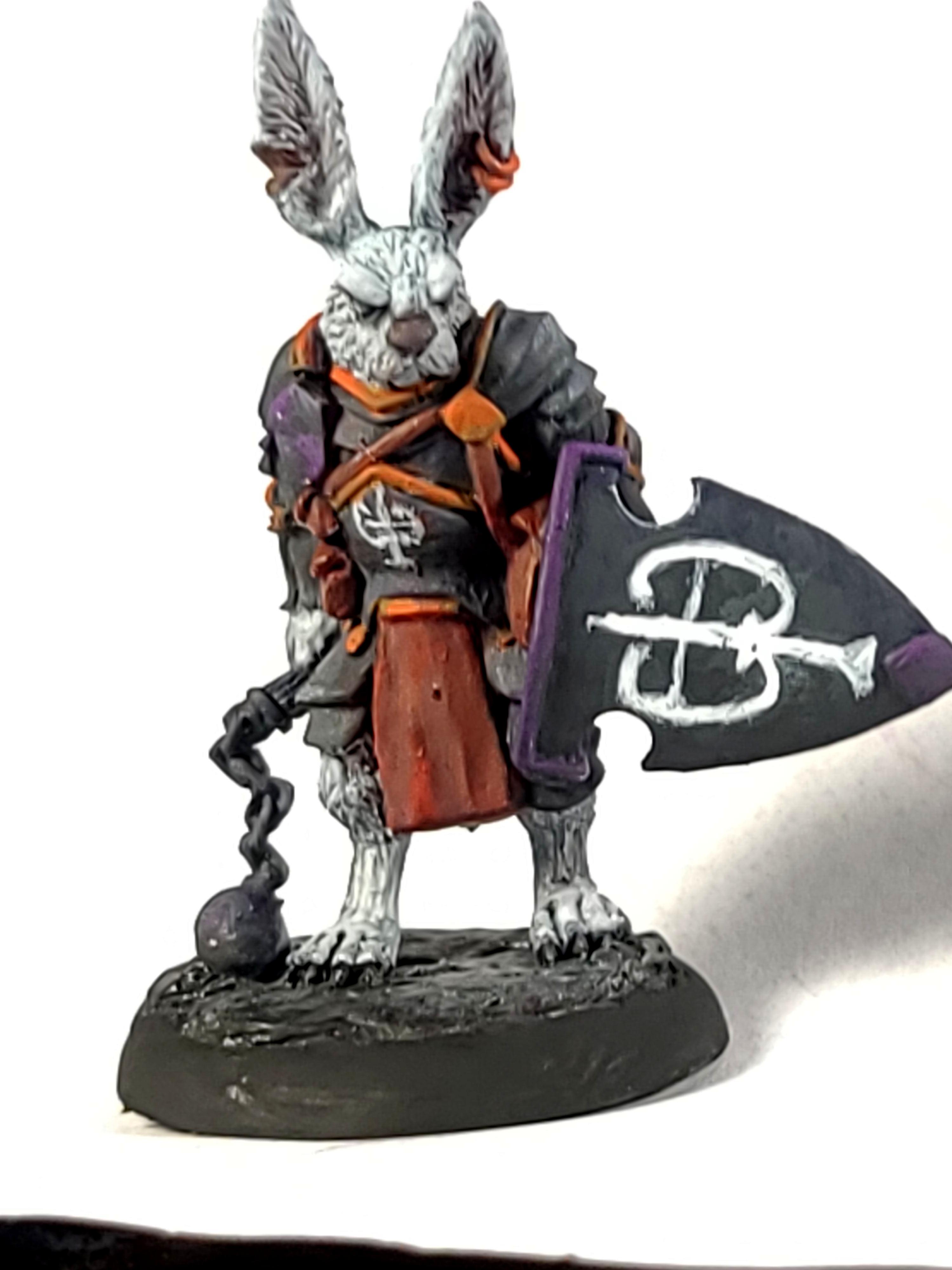 Animal Adventurers, Burrows And Badgers, Dungeons And Dragons, Flail, Gtg, Oathsworn Miniatures, Rabbit, Warriors