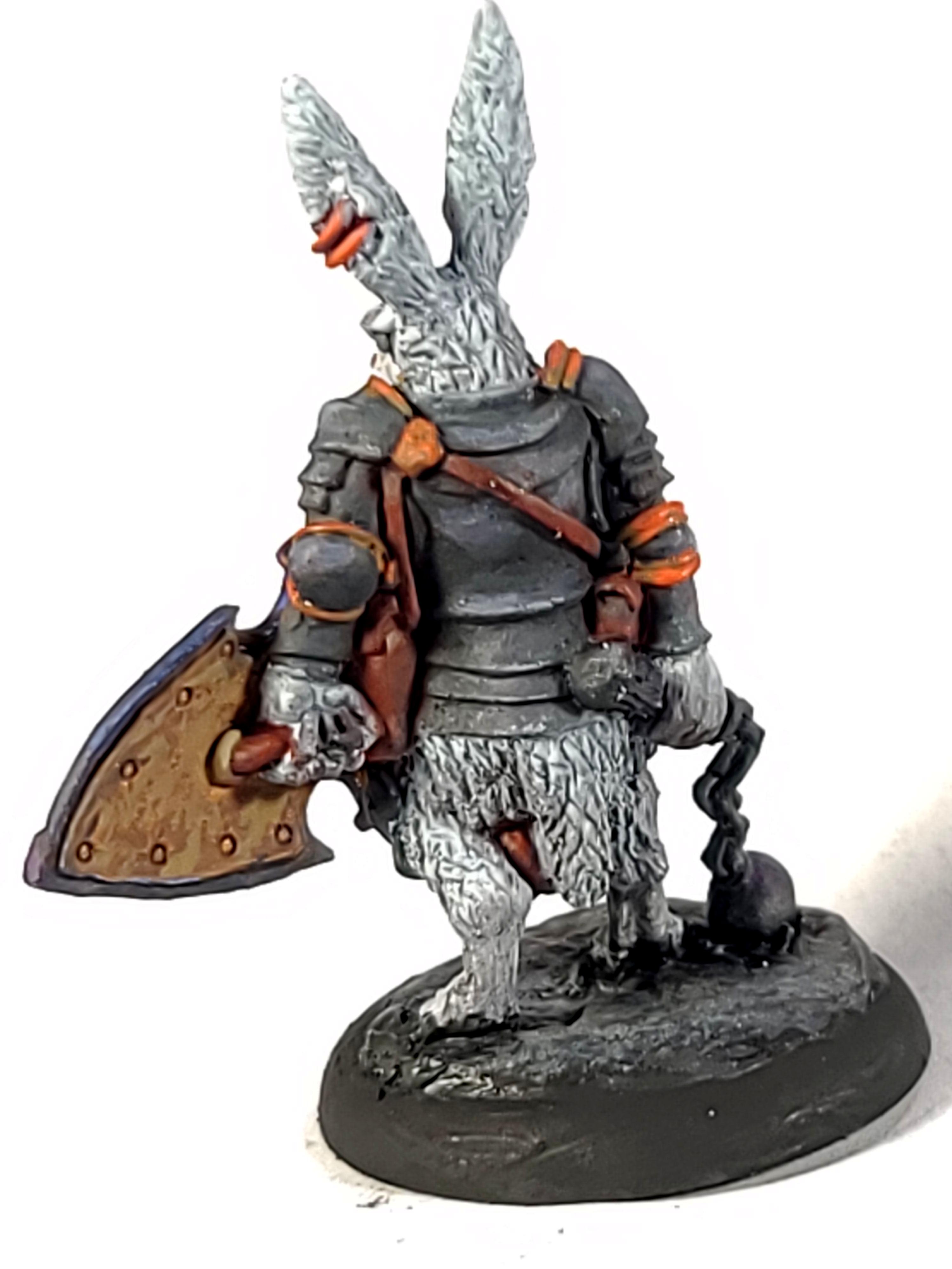 Animal Adventurers, Burrows And Badgers, Dungeons And Dragons, Flail, Gtg, Oathsworn Miniatures, Rabbit, Warriors