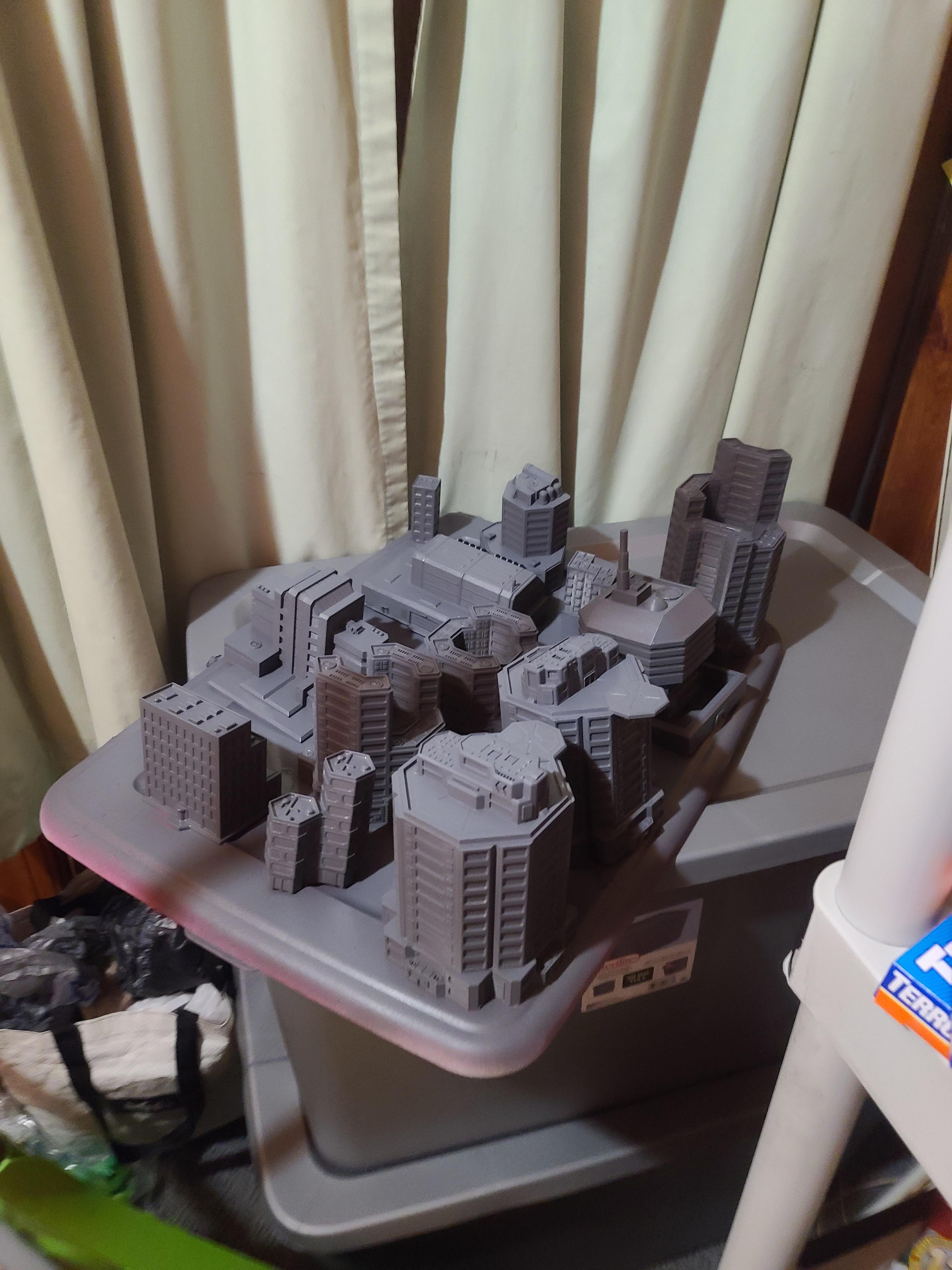 3d Printed, 6mm, Buildings, Primered, Terrain