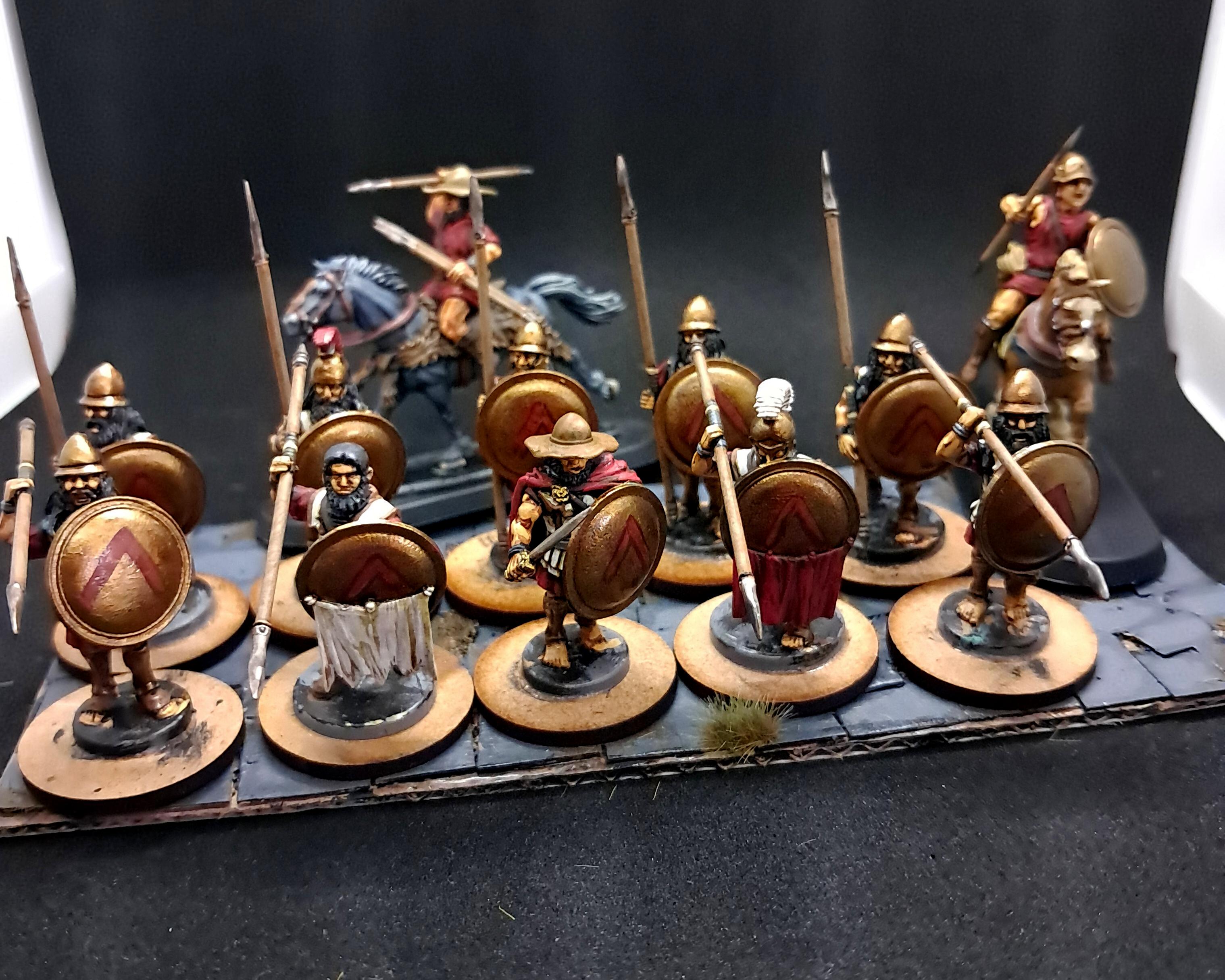 Spartan hoplites
