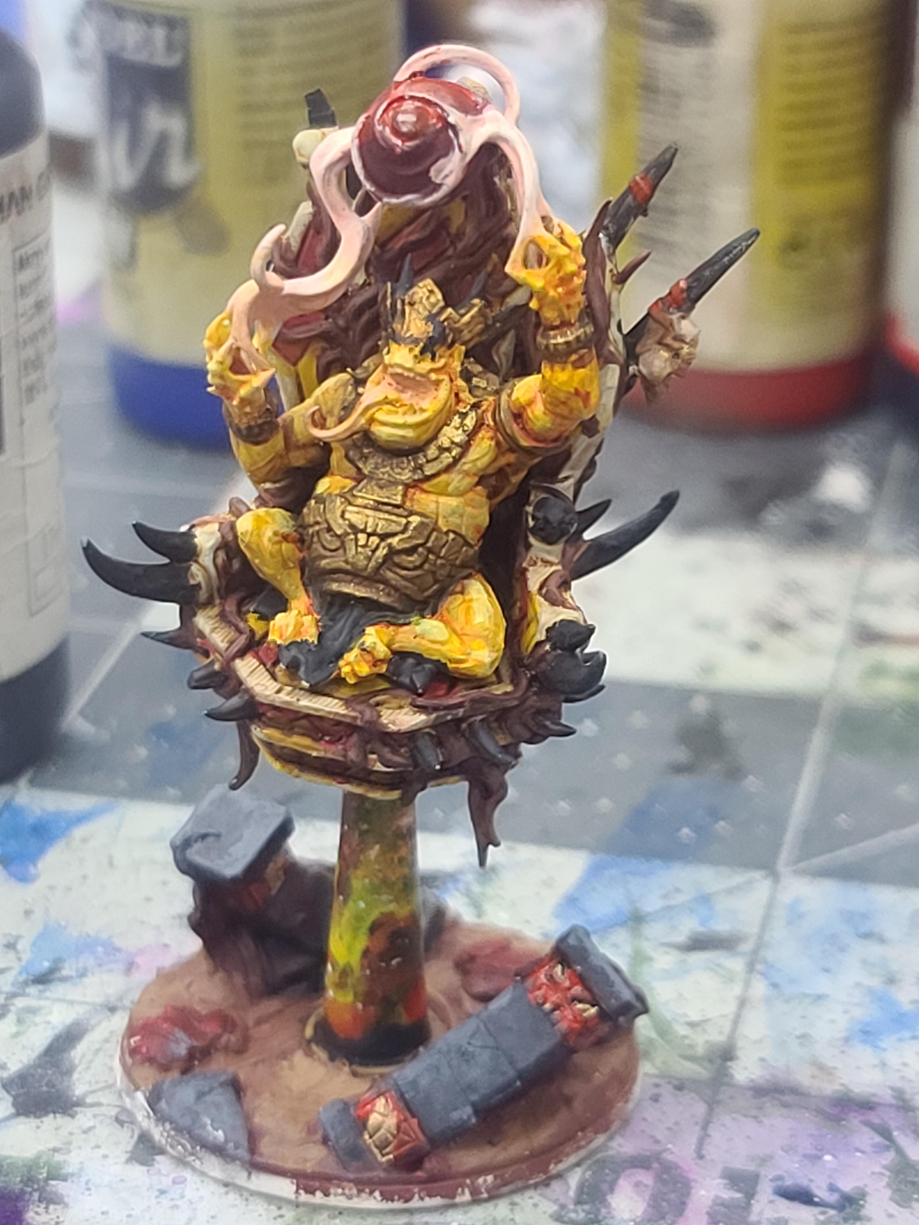 10mm, 3d Printed, Forest Dragon Designs, Lizardmen, Mage Priest, Mgs Minis, Slann, Warmaster