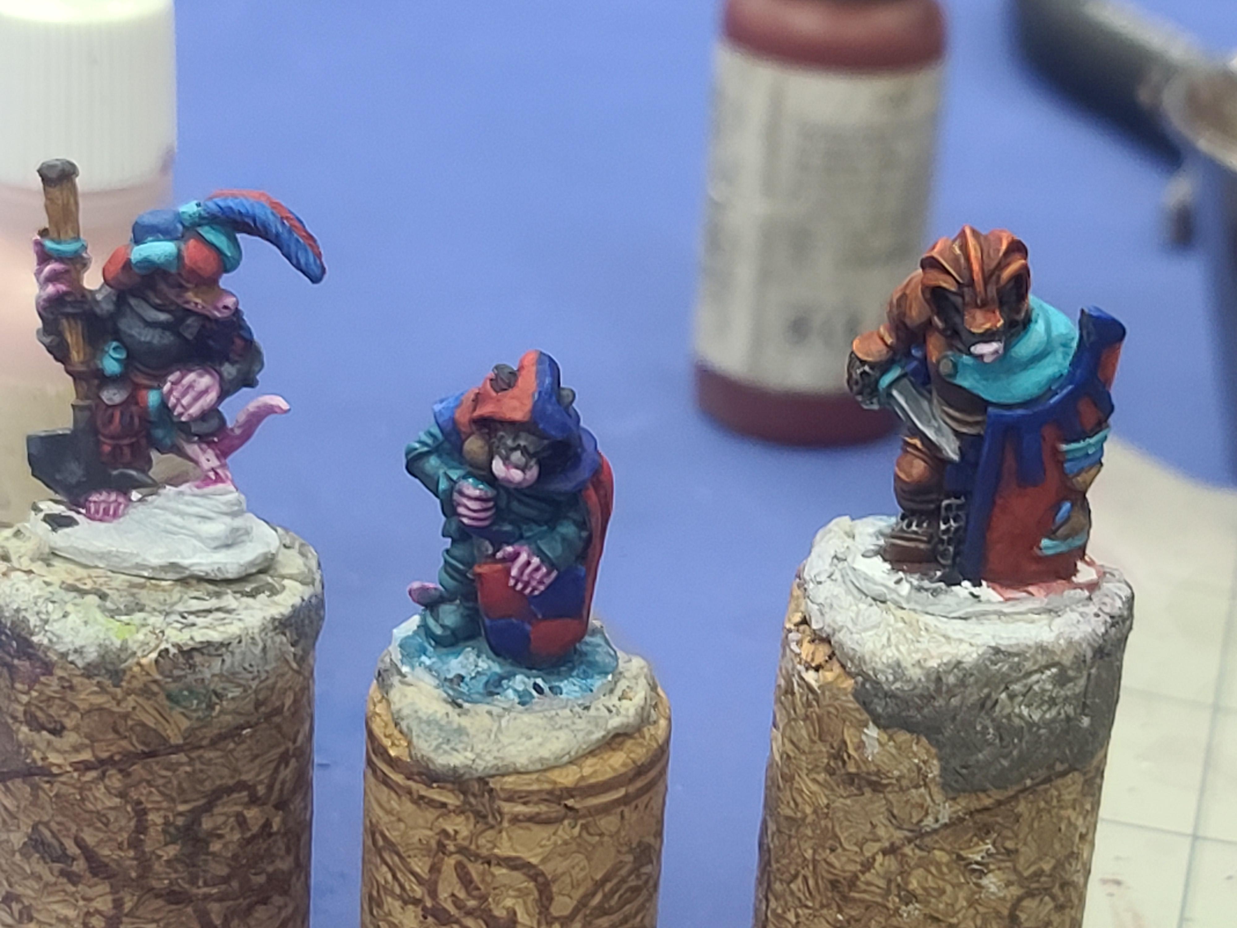 Animal Adventurers, Burrows And Badgers, Dungeons And Dragons, Landsknecht, Mole, Mouse, Oathsworn Miniatures, Shrew, Warriors