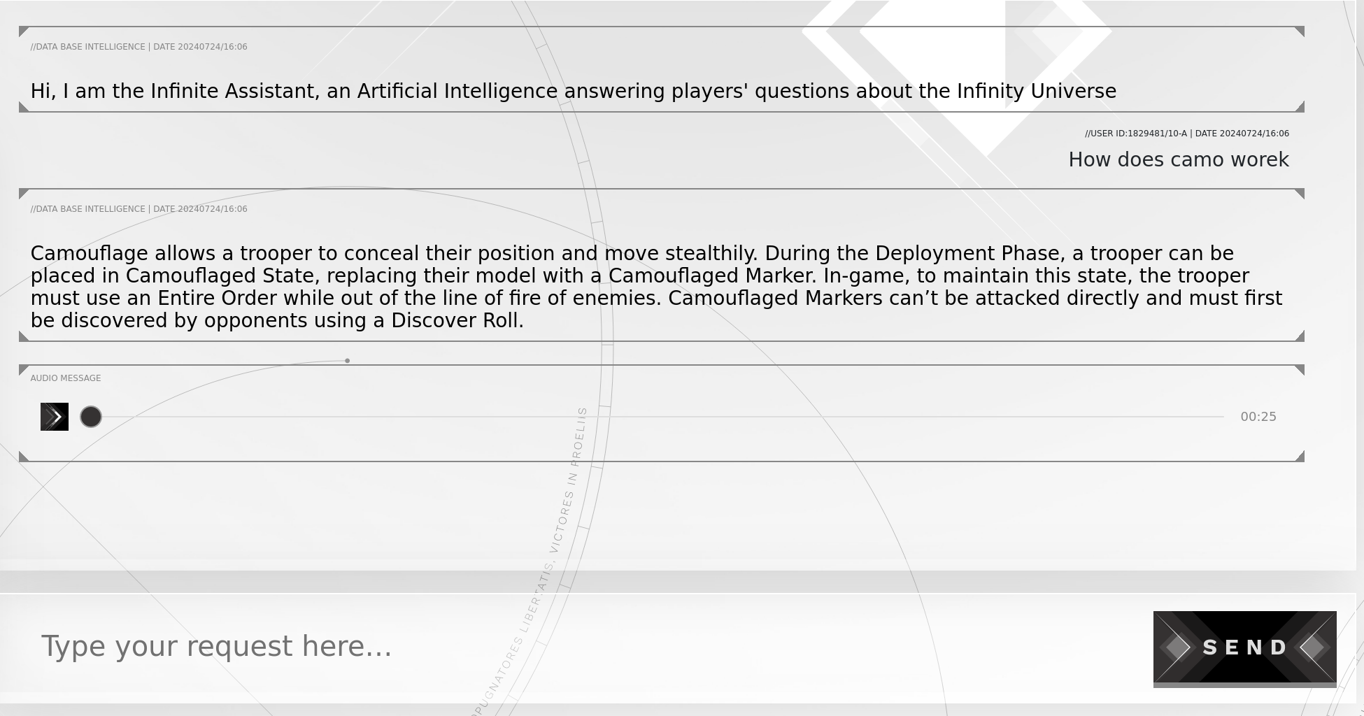 Al, Infinity, Sybil, Infinity hte game AI image