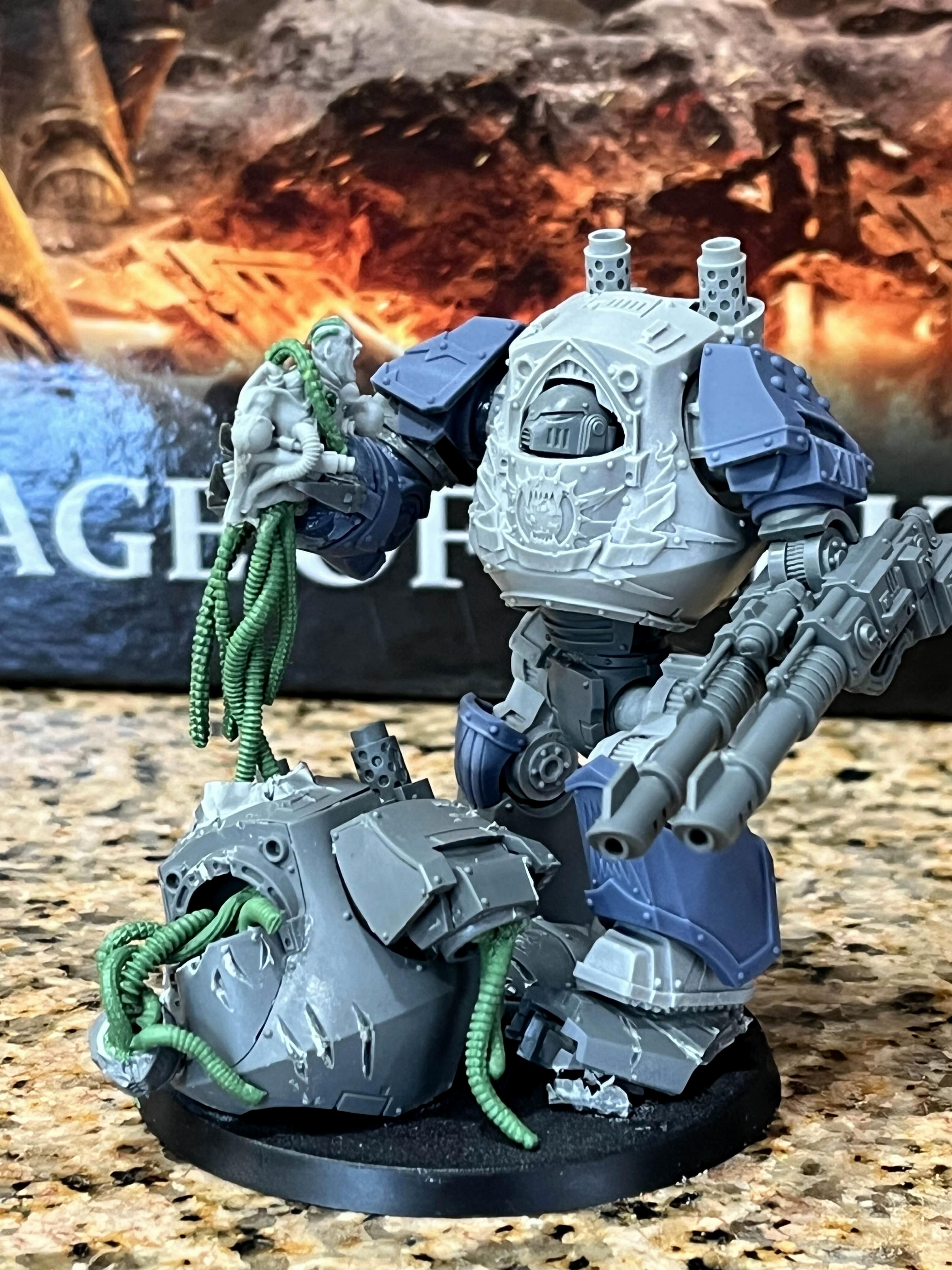 Diorama, Dreadnought, Horus Heresy, Marine Abuse, World Eaters