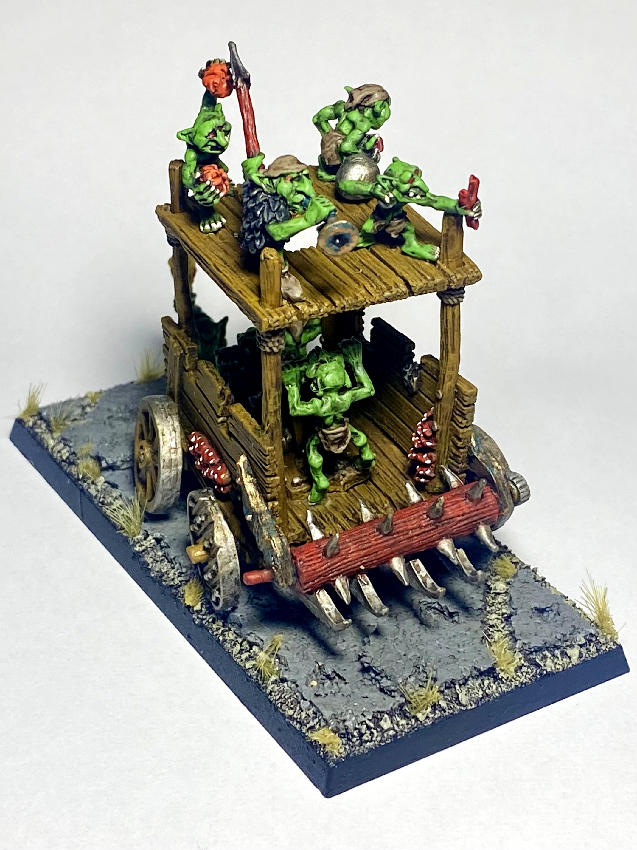 Chariot, Goblin Warhammer The Old World, Night Goblins, Orcs And Goblins, Pump Wagon, Snotling, Warhammer Fantasy, Wfb, Wtow