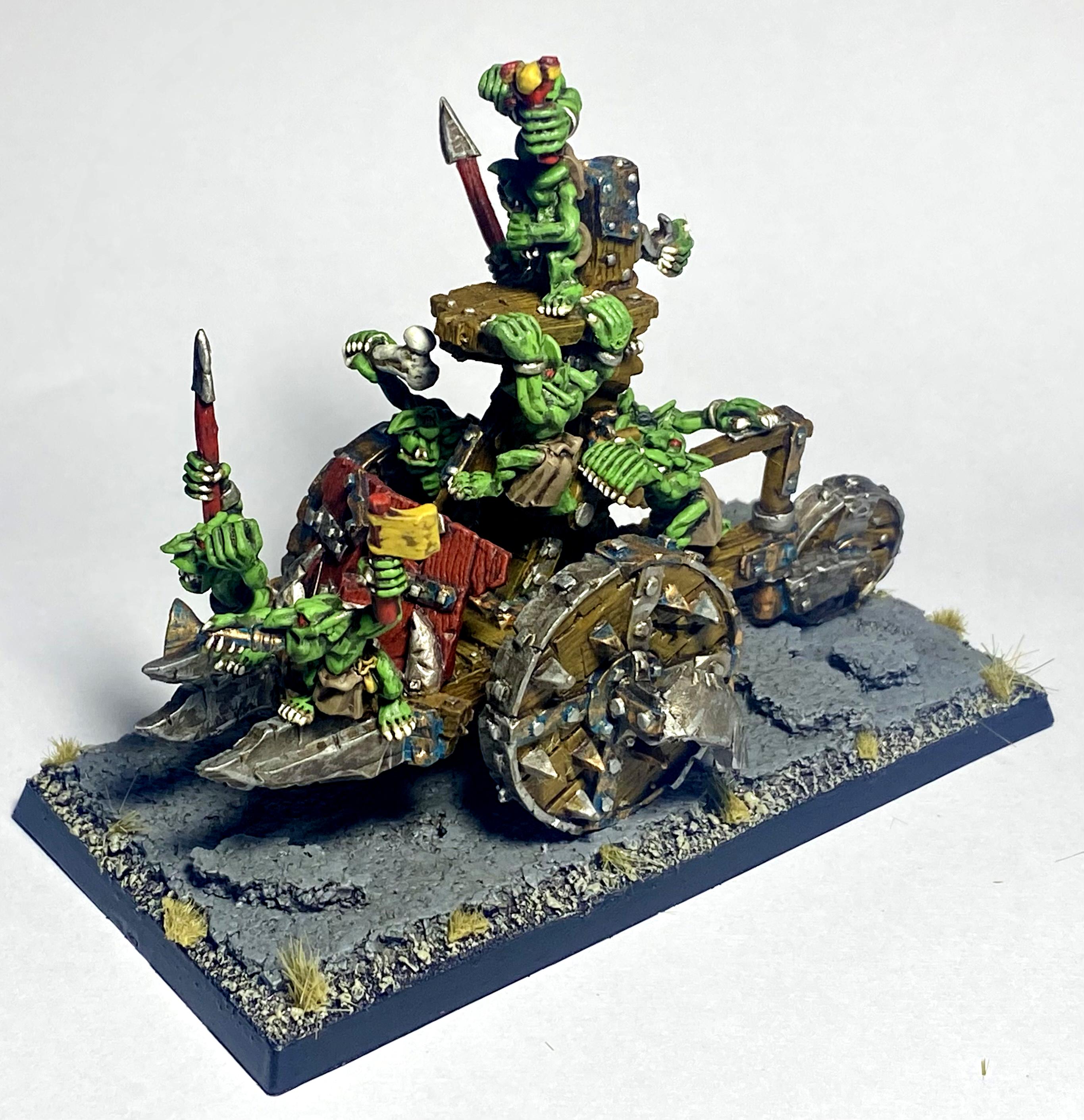 Chariot, Goblin Warhammer The Old World, Night Goblins, Orcs And Goblins, Pump Wagon, Snotling, Warhammer Fantasy, Wfb, Wtow