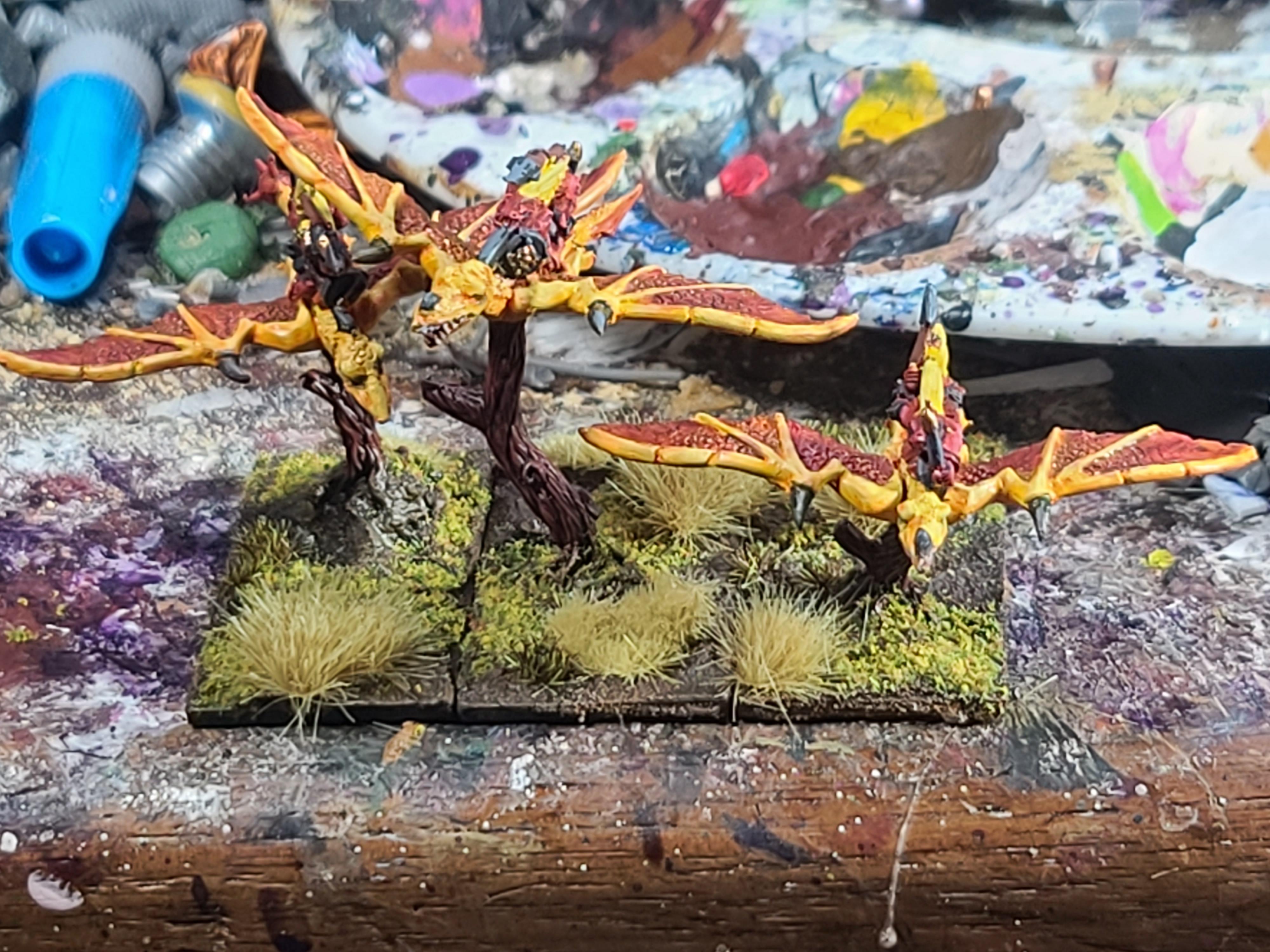 10mm, Games Workshop, Lizardmen, Metal, Teradons, Warmaster