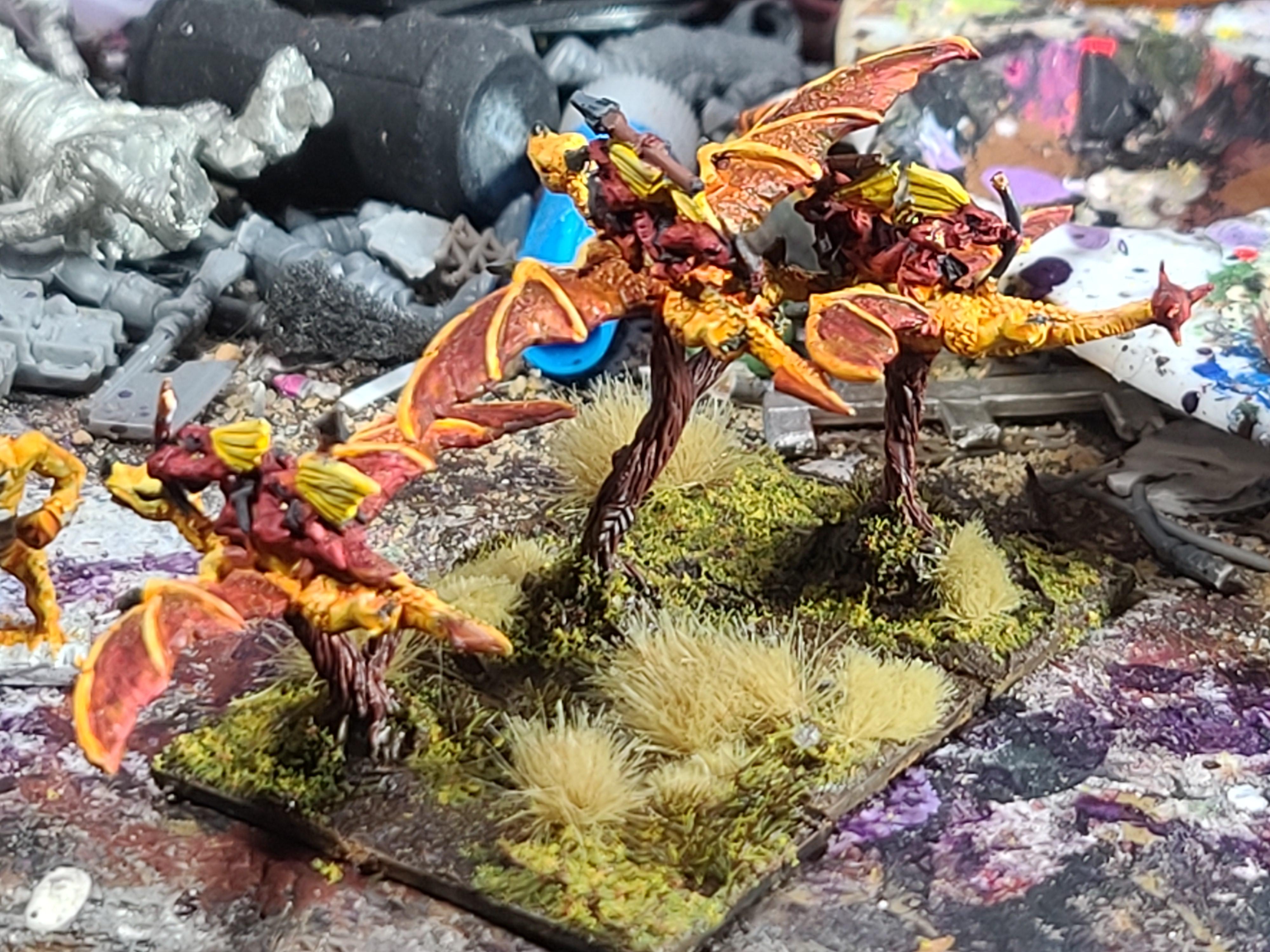 10mm, Games Workshop, Lizardmen, Metal, Teradons, Warmaster
