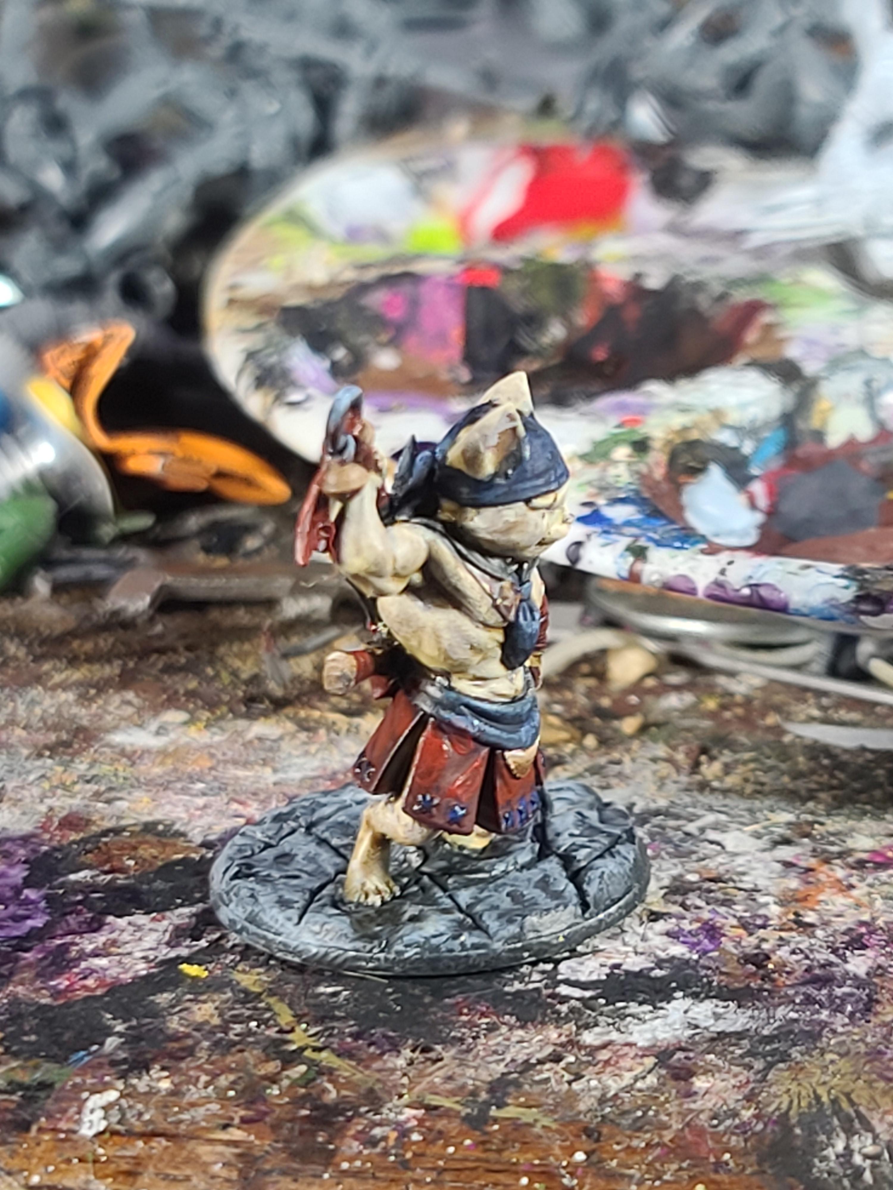 3d Print, Animal Adventurers, Cat, Dungeons And Dragons, Mgs Miniatures, Rn Estudio, Warriors